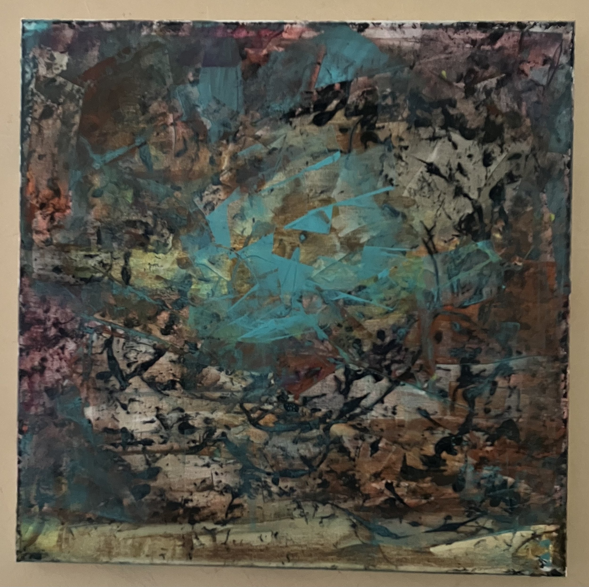 Orson's Enchantment   24 x 24 in.    Acrylic on canvas -   2025