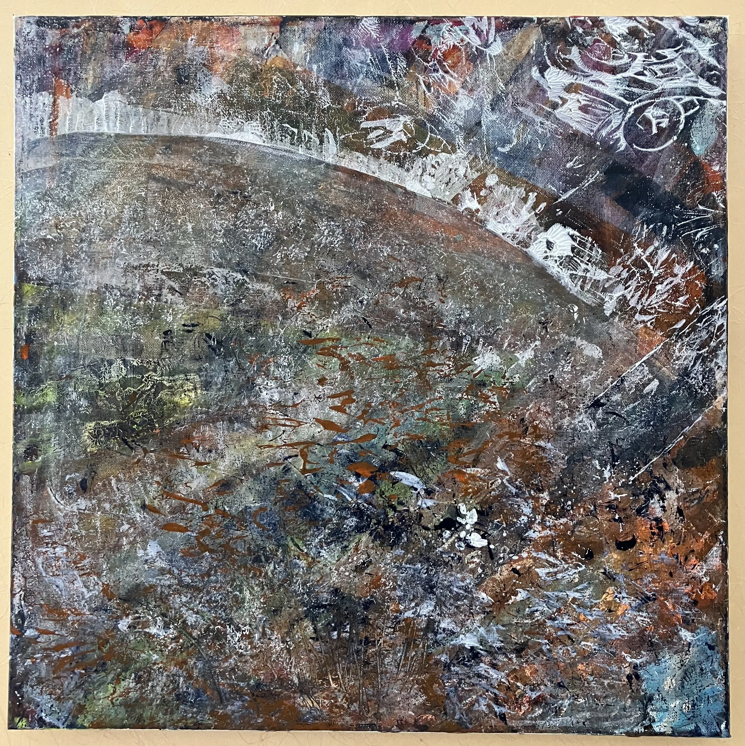 Heaven and Earth  24 x 24 x 1.5 in. Acrylic on canvas - 2026 - $1200