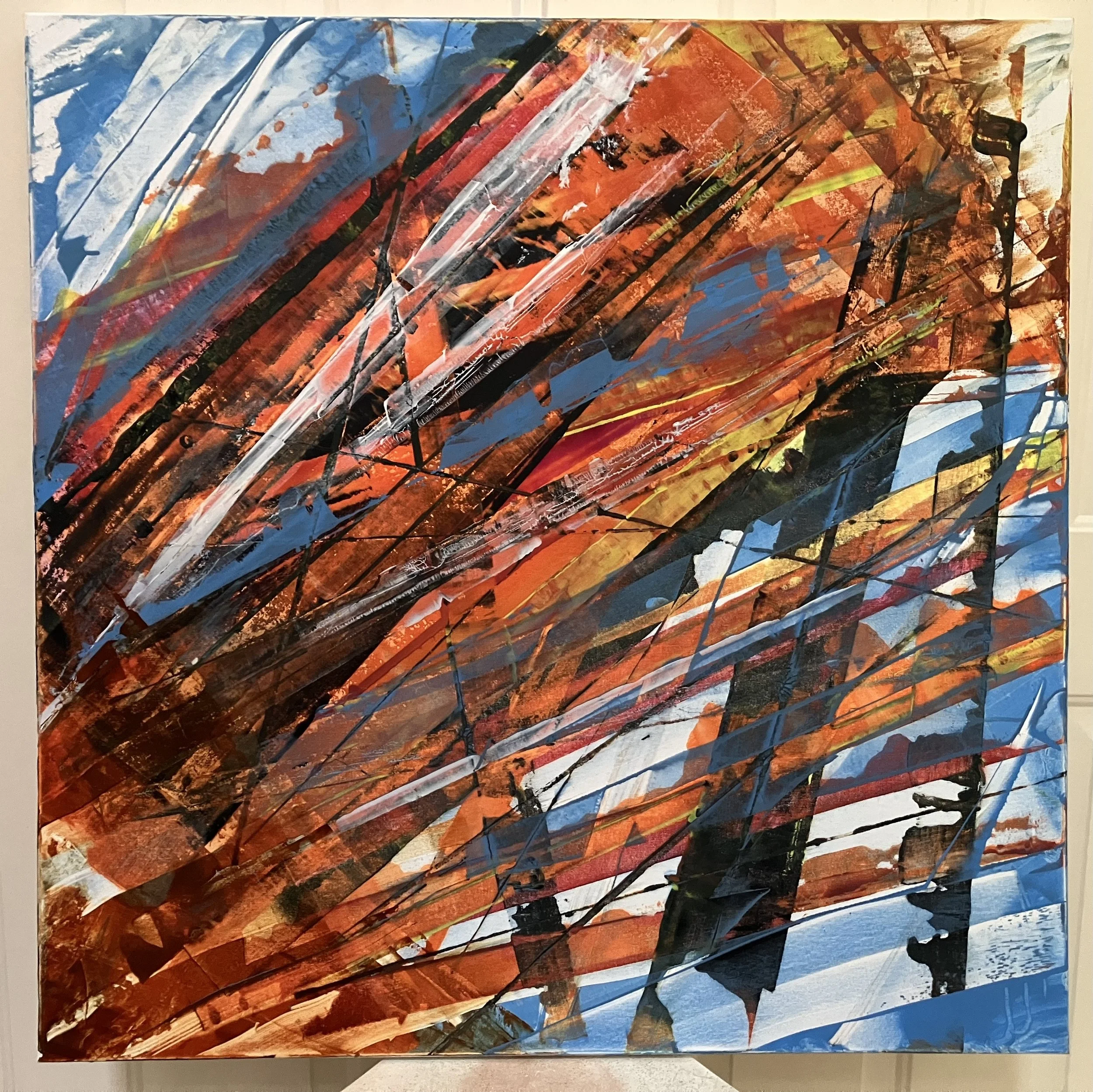 36 x 36 in.    Acrylic on canvas -   2026