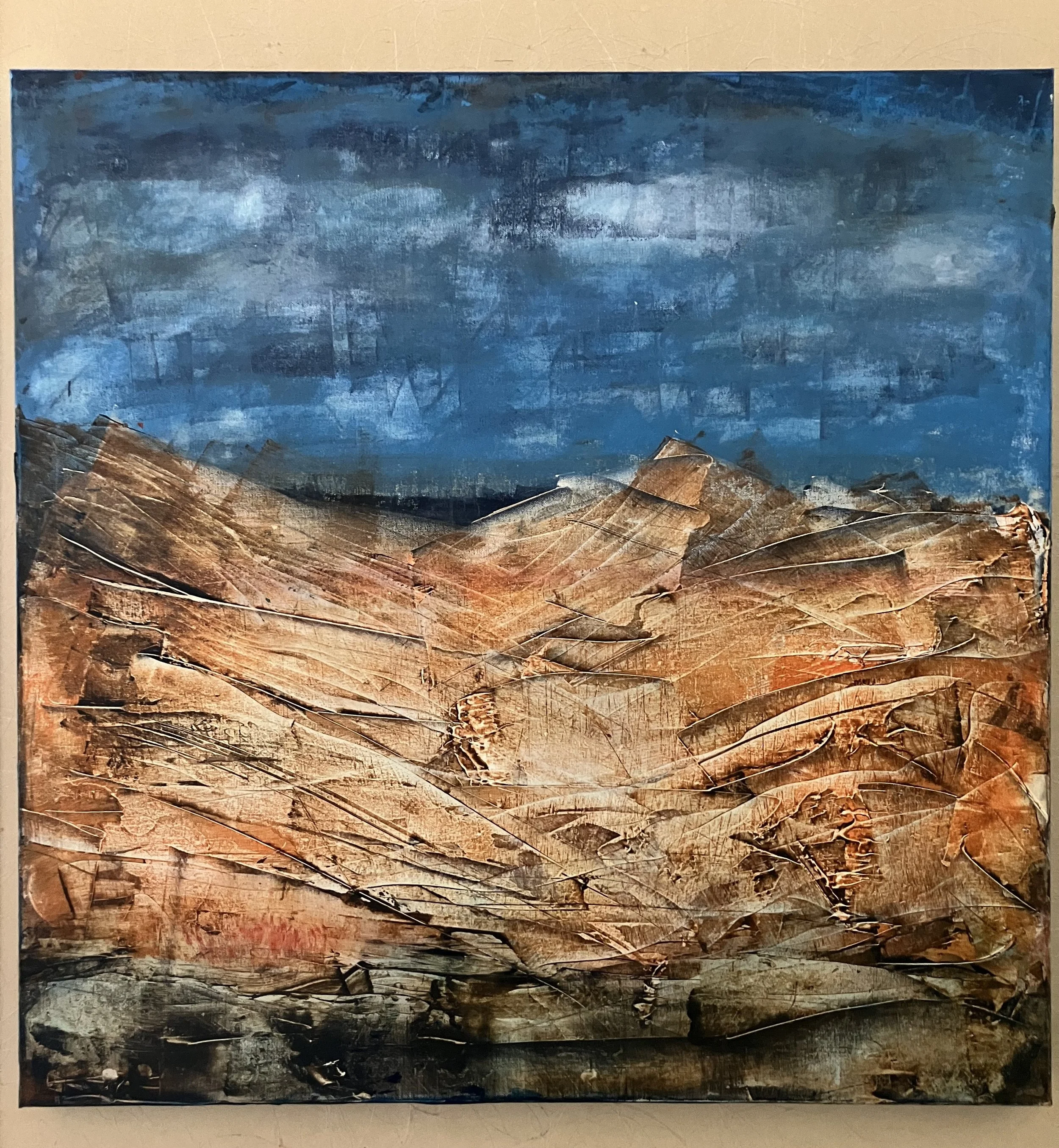 30 x 30 in.    Acrylic on canvas -   2025