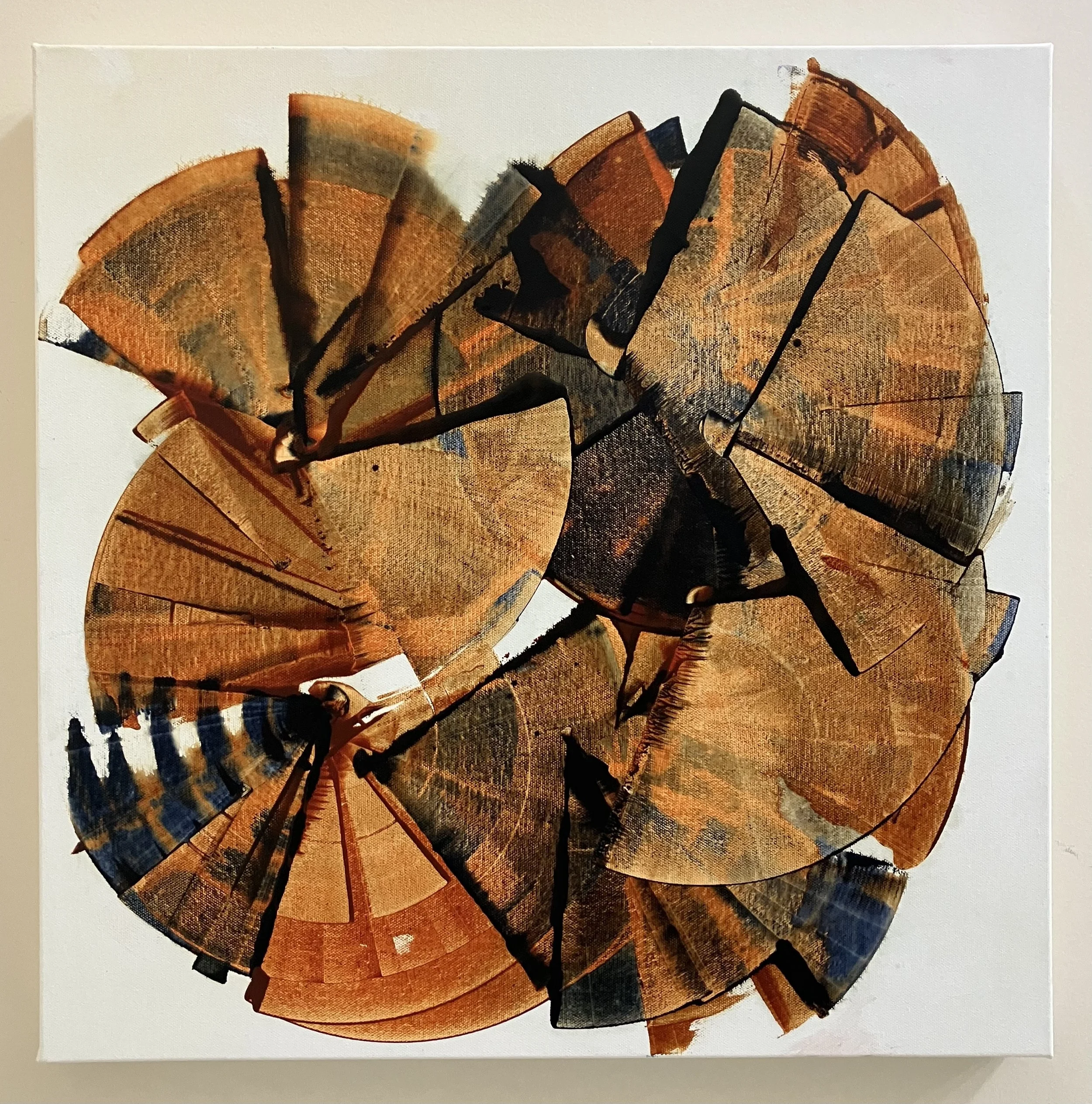 Shells II  20 x 20 x 1.5 in.    Acrylic on canvas -   2026 - Available