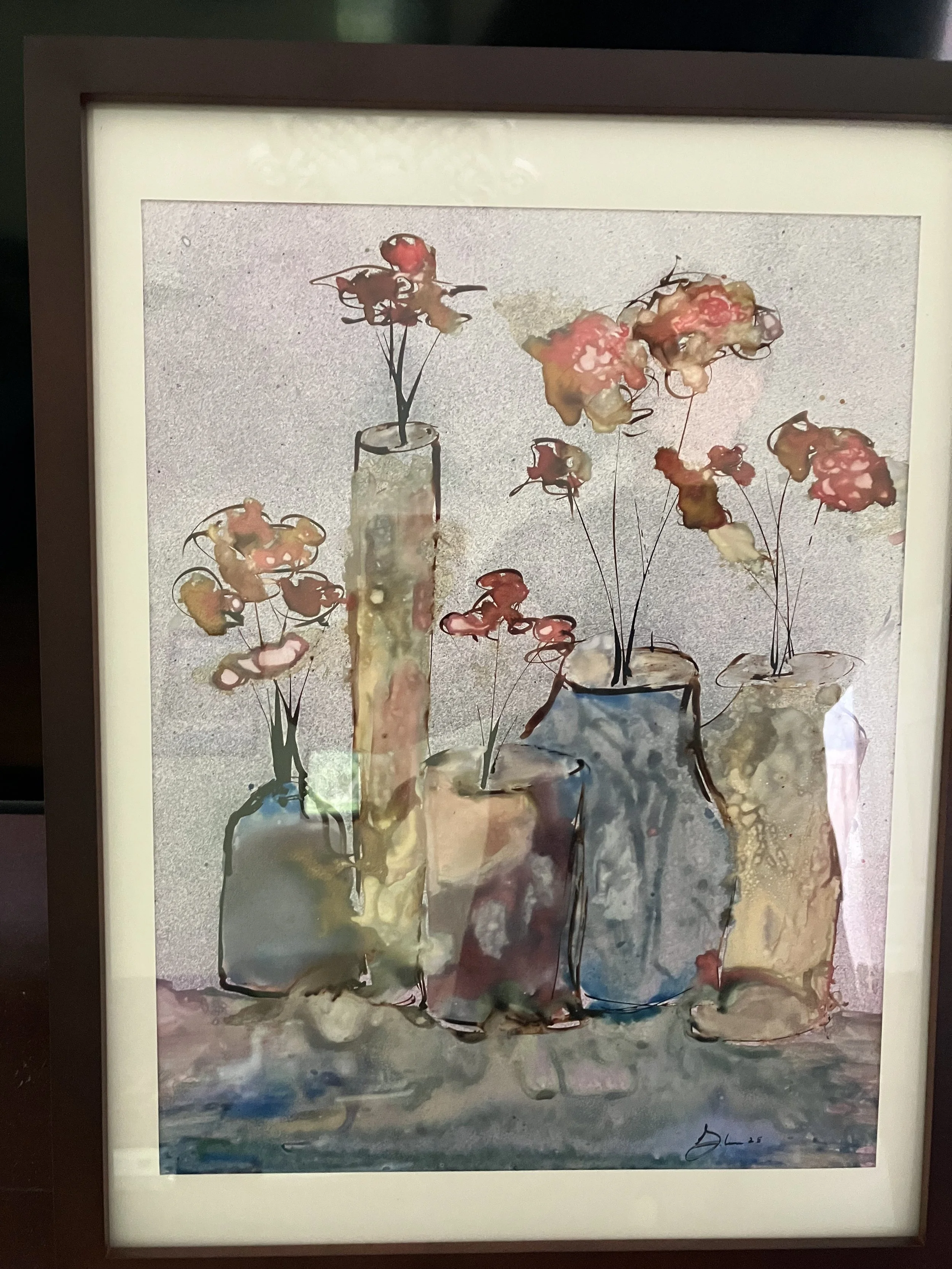 10 x 13 in. Water color on yupo paper - 2025
