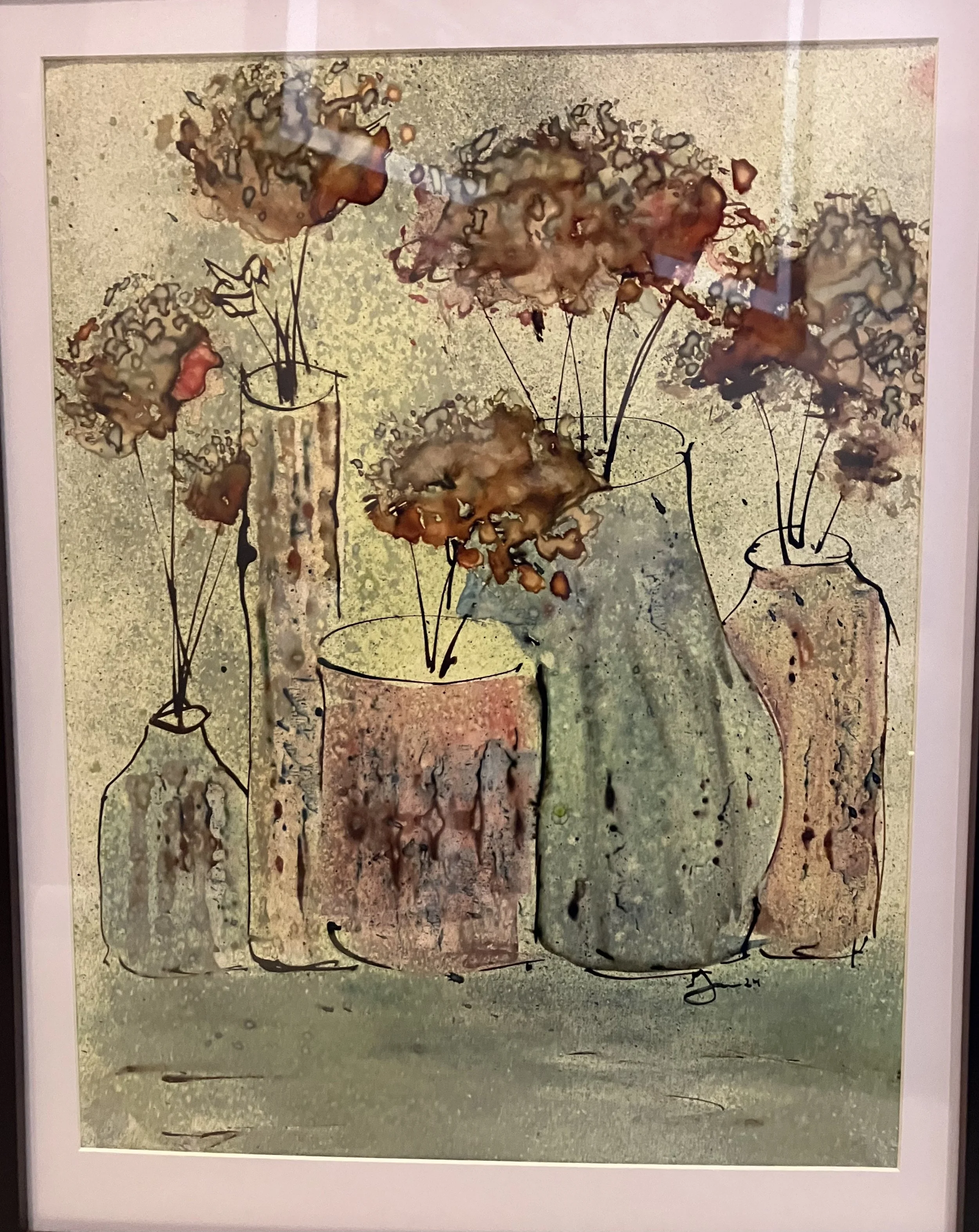 10 x 13 in. Water color on yupo paper - 2025