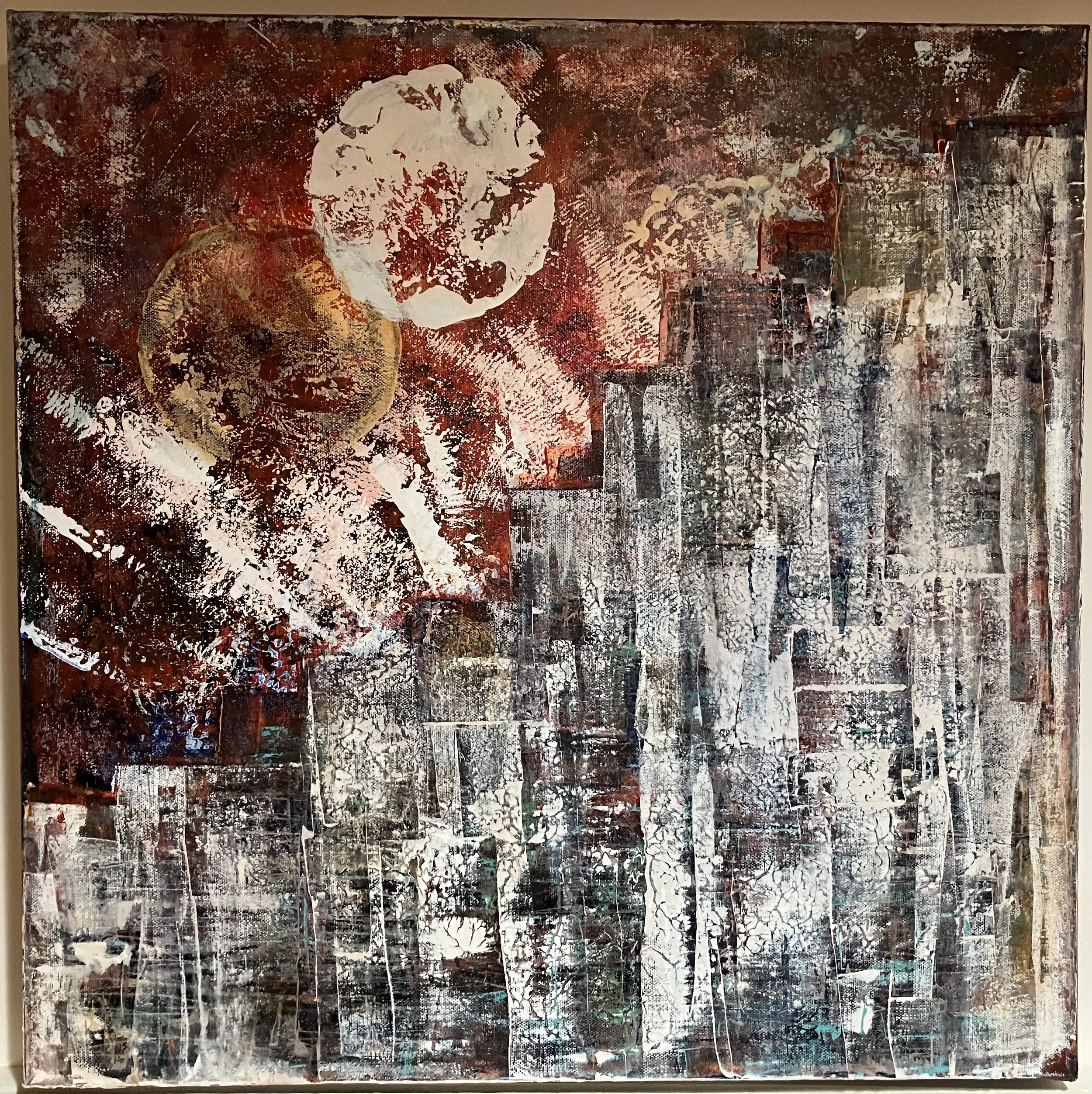 24 x 24 in.    Acrylic on canvas -   2025