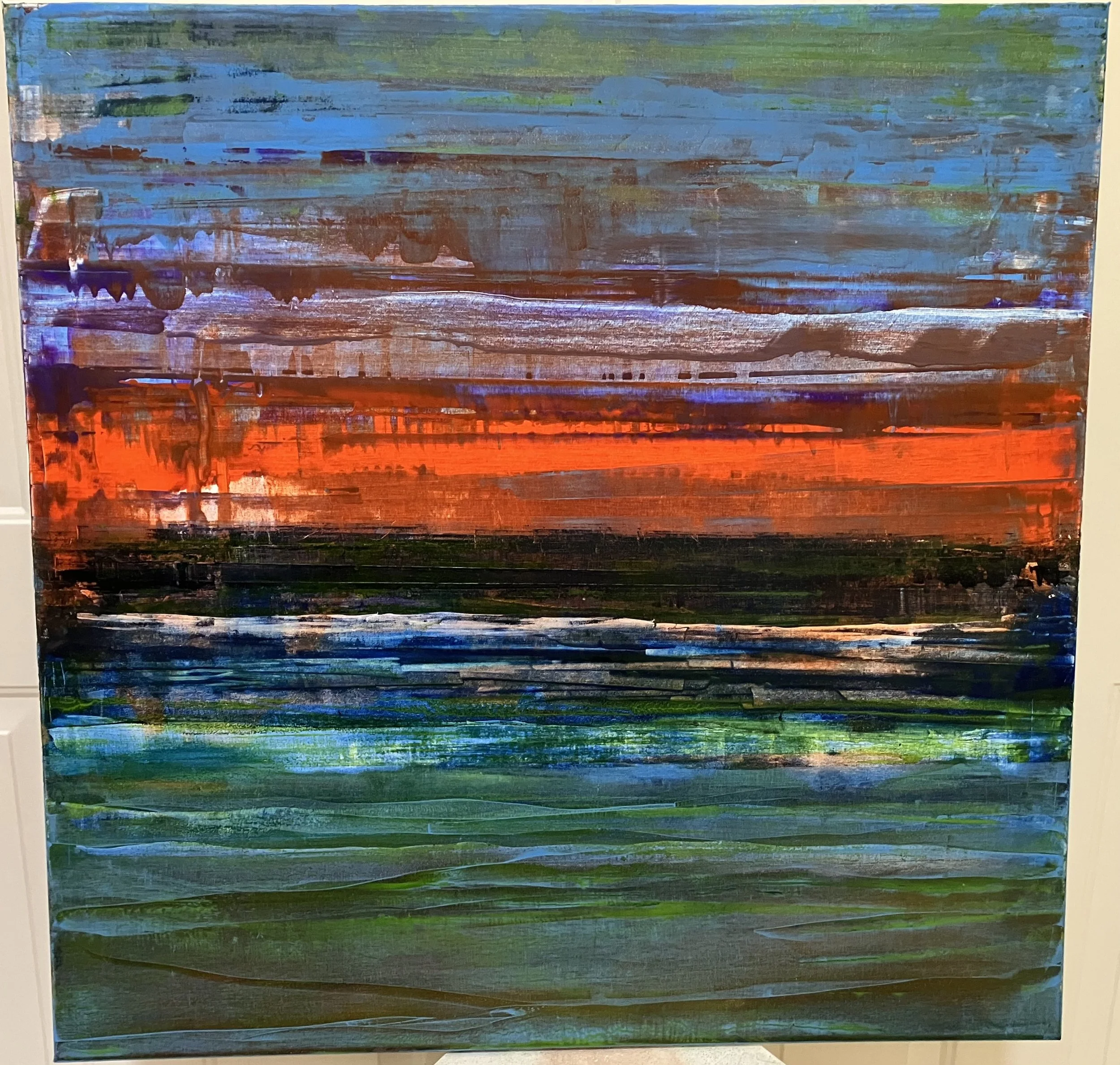 36 x 36 in.    Acrylic on canvas -   2026