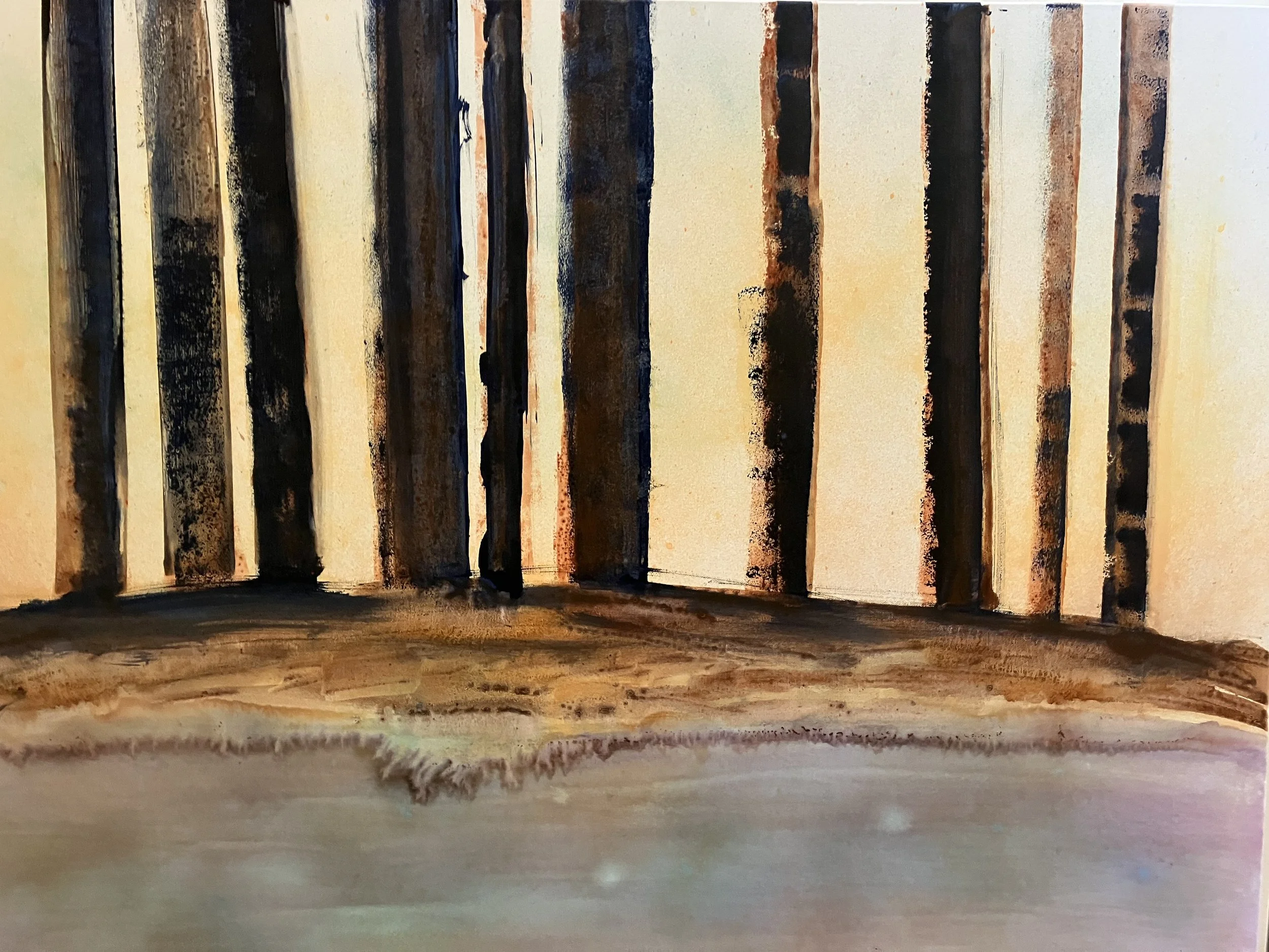30 x 40 in.    Mixed media on canvas -   2025