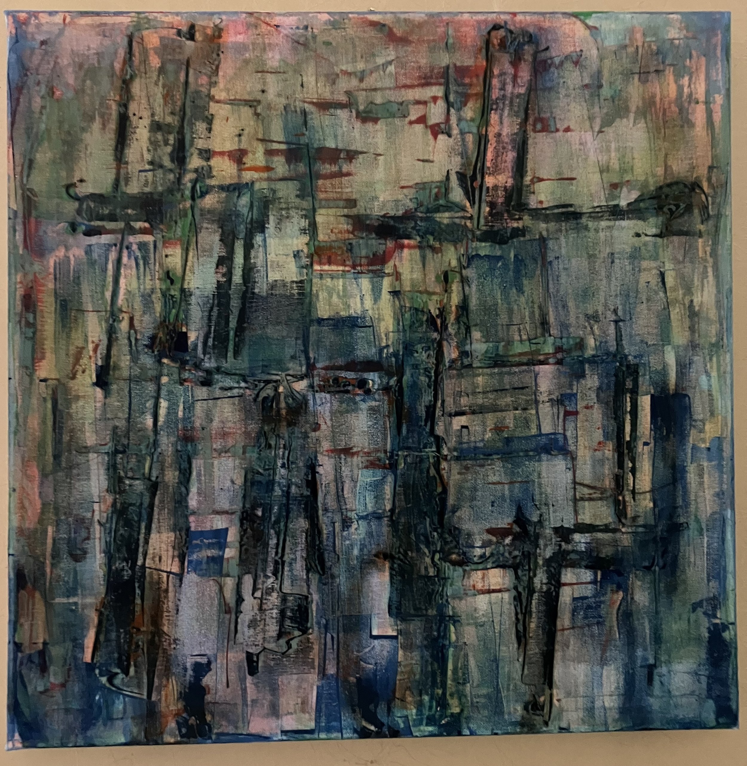24 x 24 in.    Acrylic on canvas -   2025