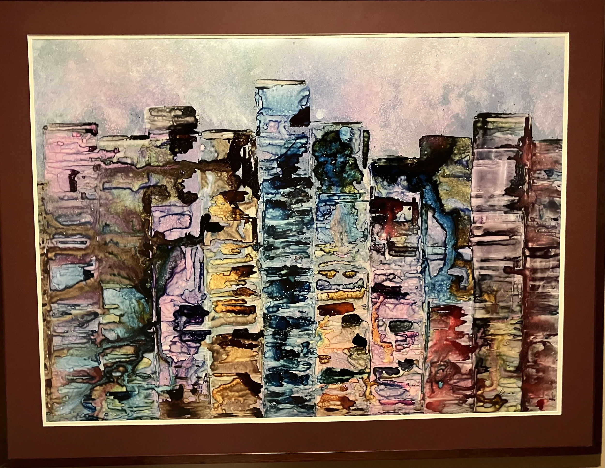 29 x 40 in. Watercolor on yupo paper - 2024
