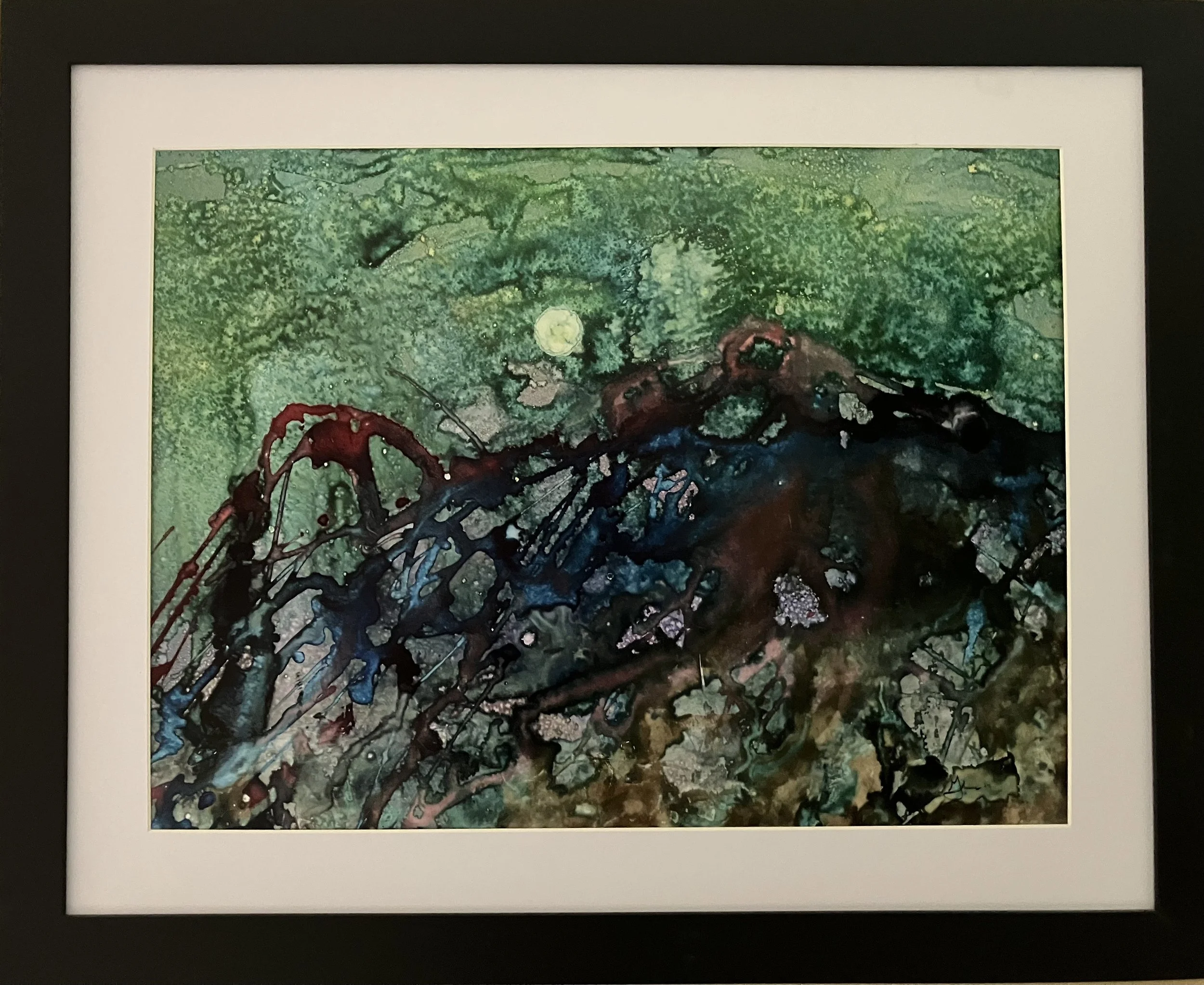 17 x 23.5 in.  Watercolor on yupo paper - 2023