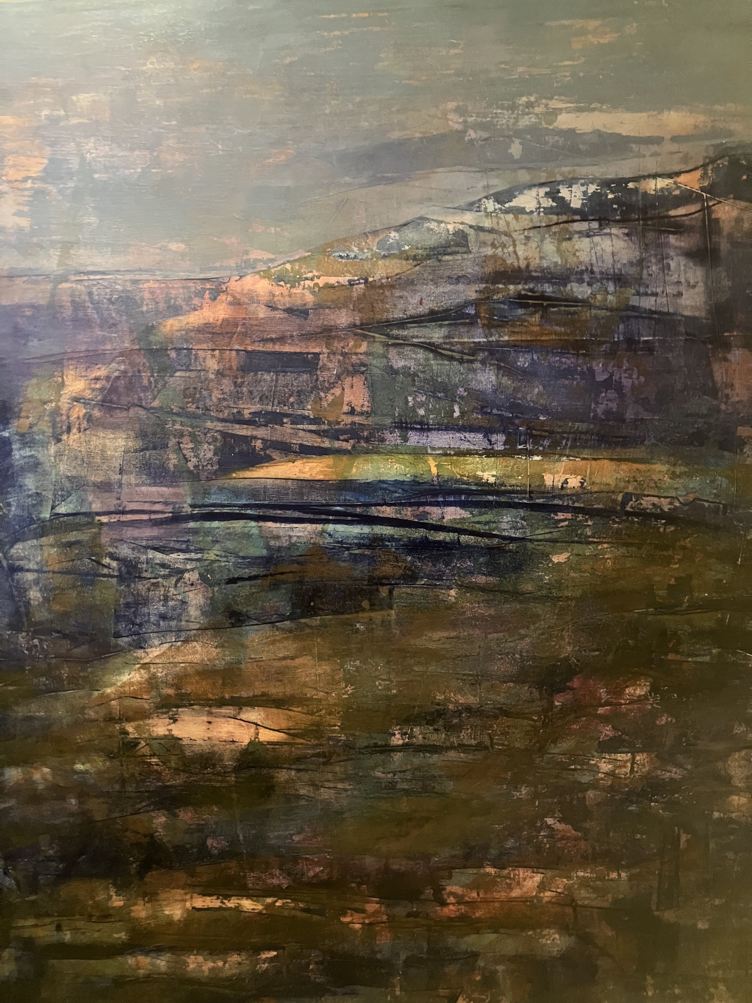 Acadia   48 x 26 in.    Acrylic on canvas -   2025
