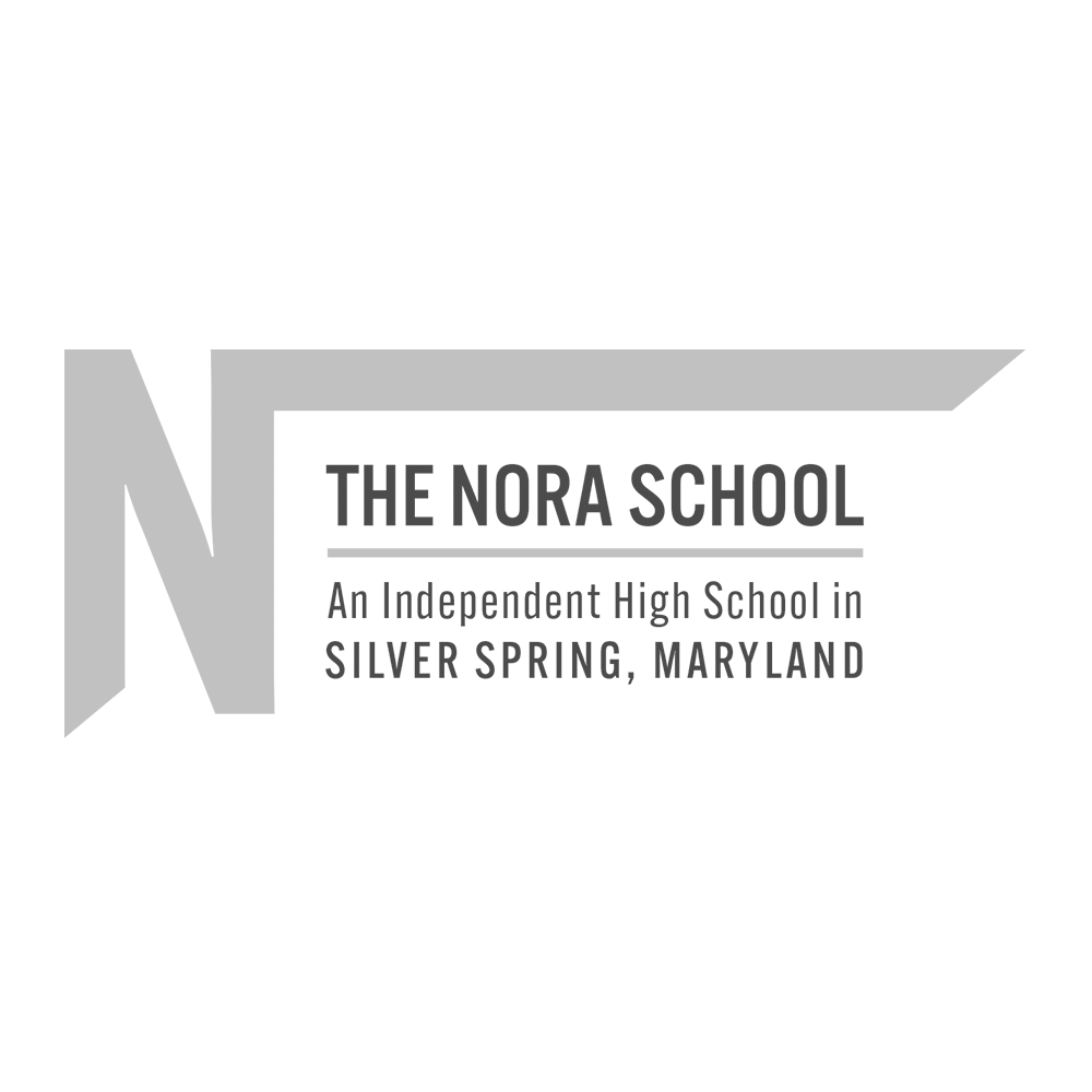 Logo for The Nora School, an independent high school in Silver Spring, Maryland.