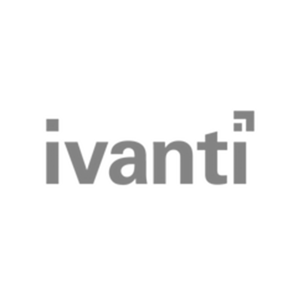 The word 'ivanti' in gray lowercase letters on a white background.