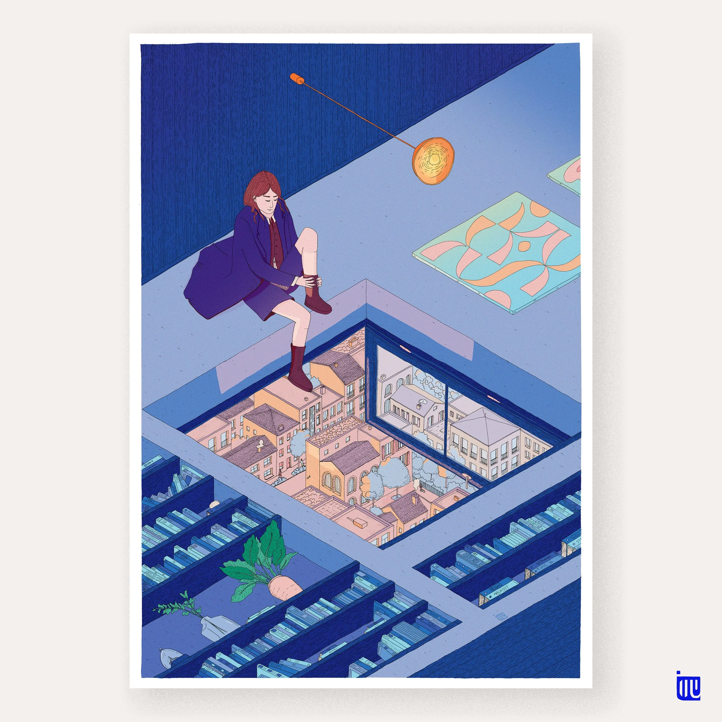 Vis à vis, tirage d'art A4 ou A3