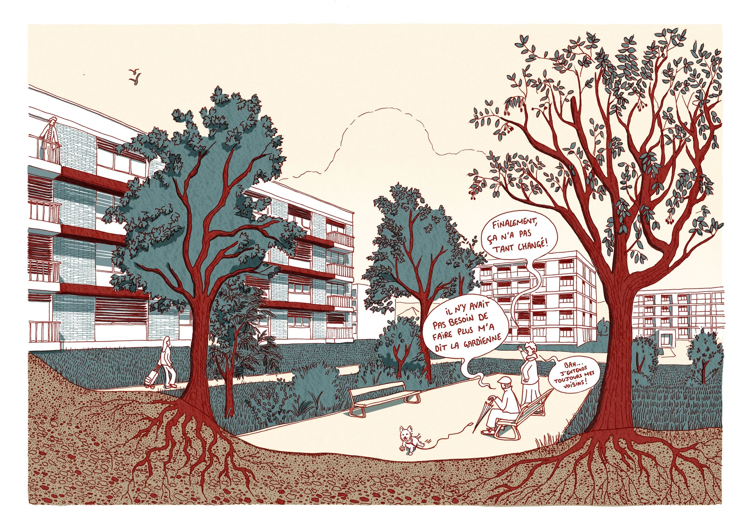 Le Houlme, les illustrations de concours à idées