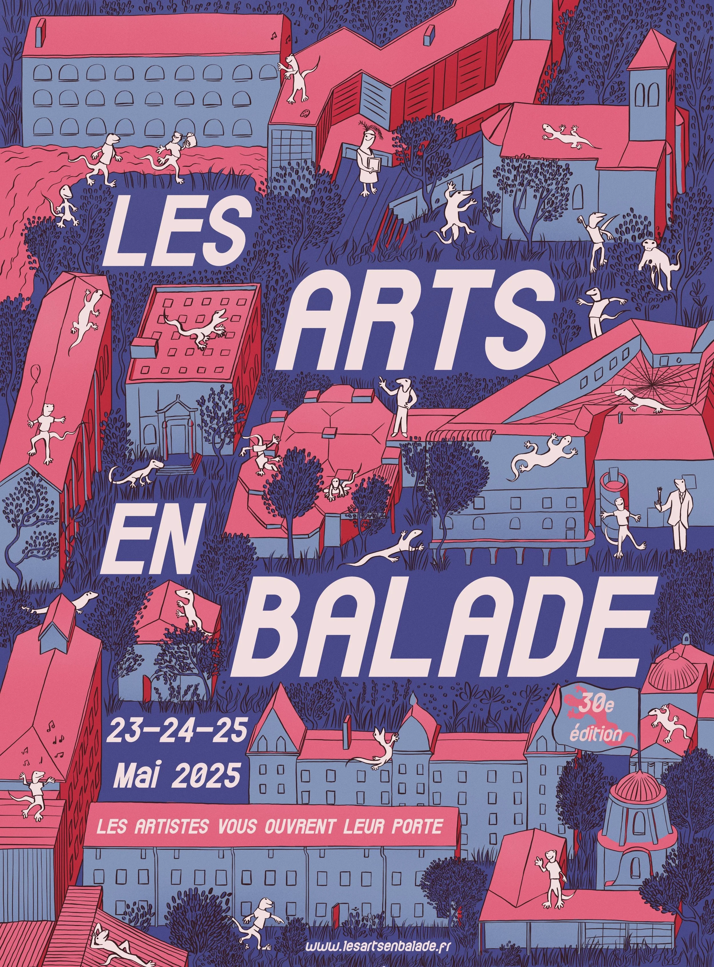 Affiche les Arts en Balade 2025