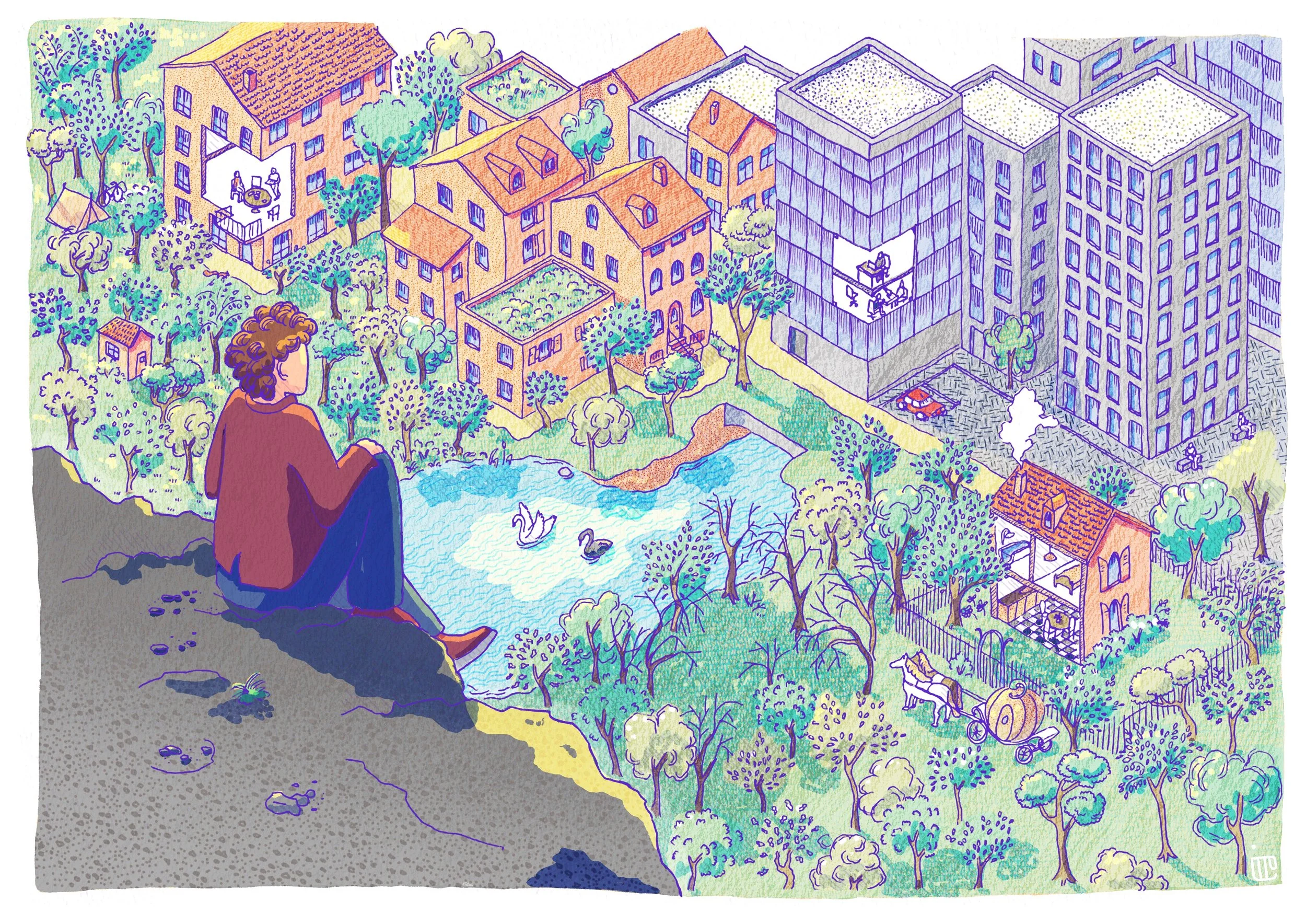 Illustration axonométrique