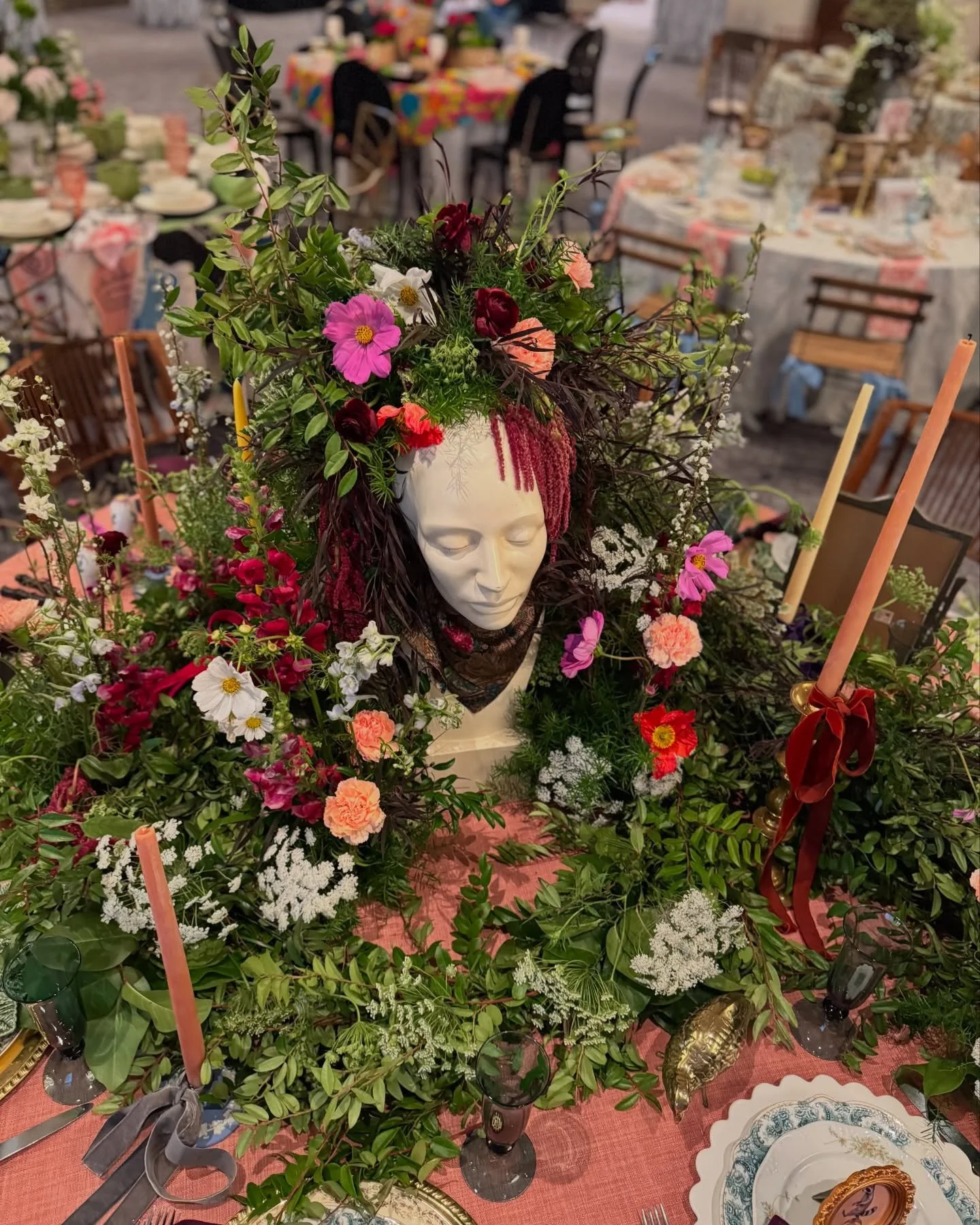 [ A Seat at the Table ]

Our table, &ldquo;Rising in Bloom&rdquo;, was designed in memory of my husband&rsquo;s mother, Judy Frank, and in honor of the many women whose strength, courage, and grace continue to inspire us.

Our tablescape is an expres