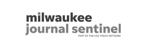 Milwaukee Journal Sentinel logo with black and gray text