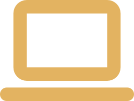 Illustration of a desktop computer with a screen and a base.