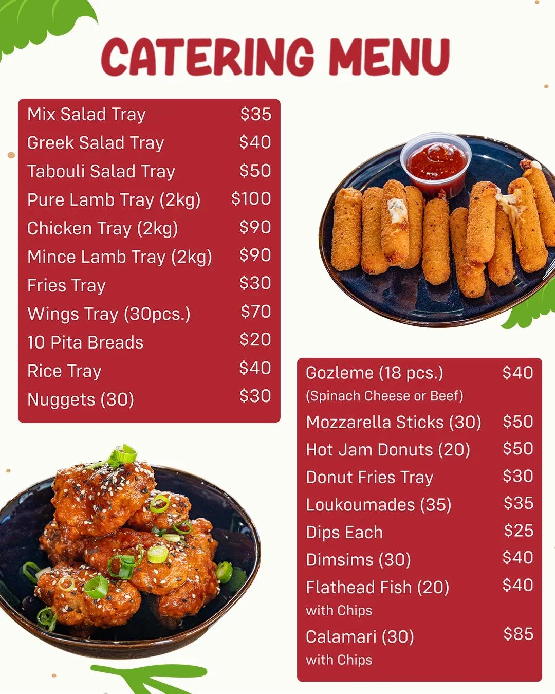 Kebab catering in melbourne