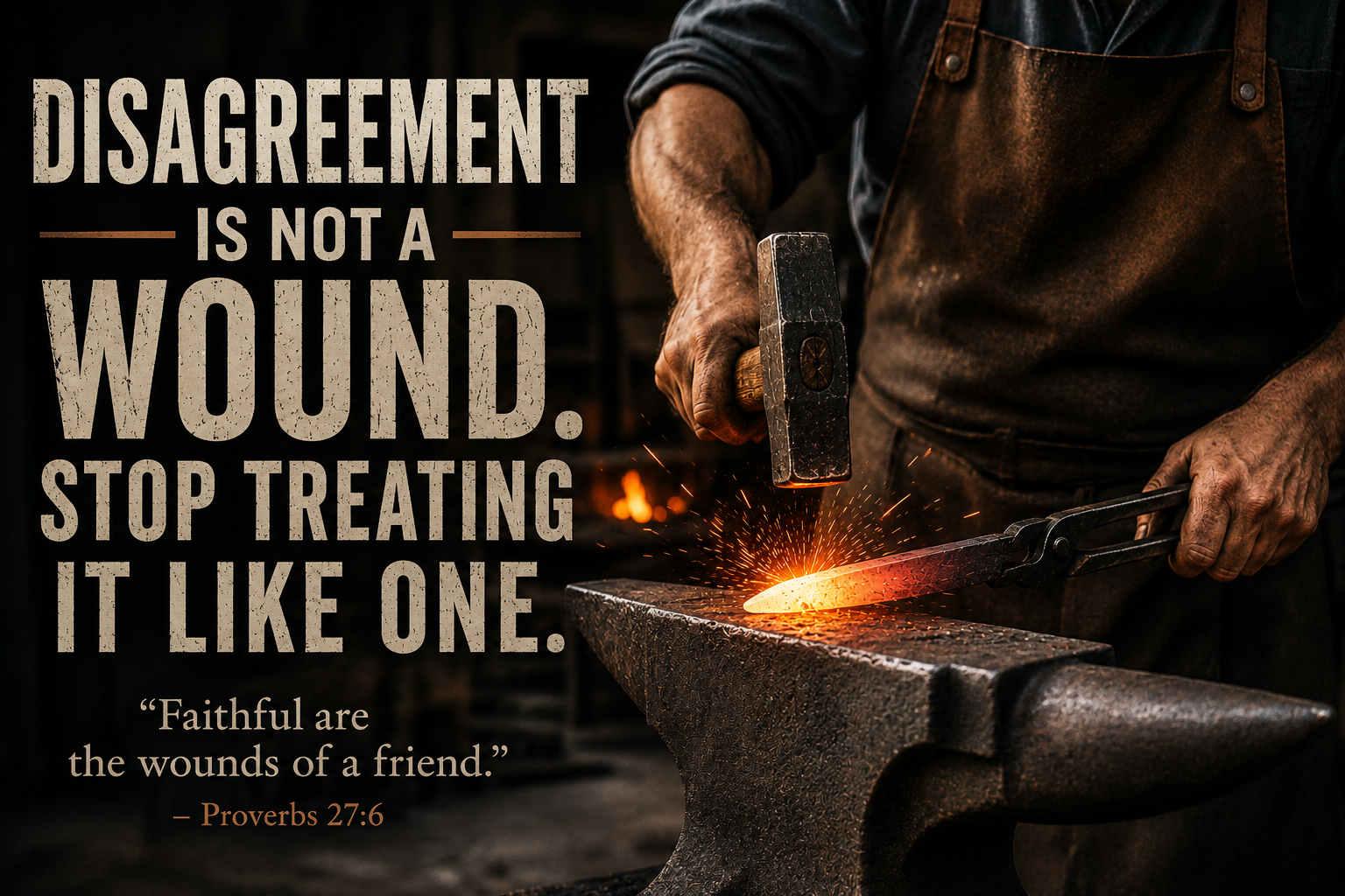 Disagreement Is Not a Wound. Stop Treating It Like One.