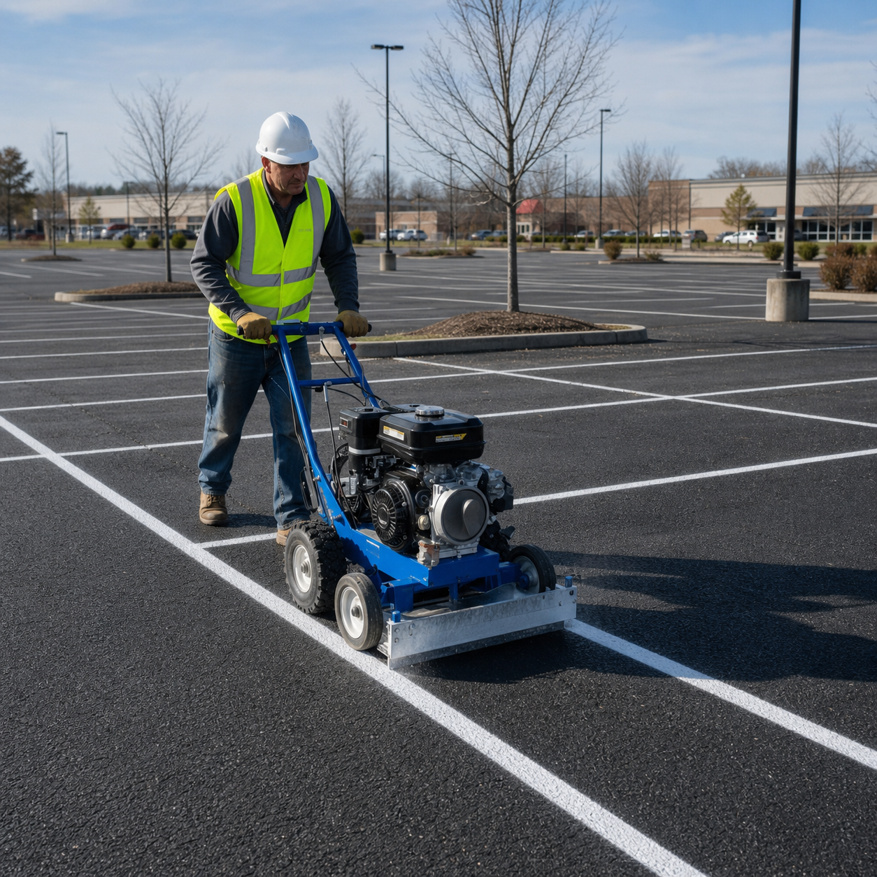 Parking Lot Line Striping