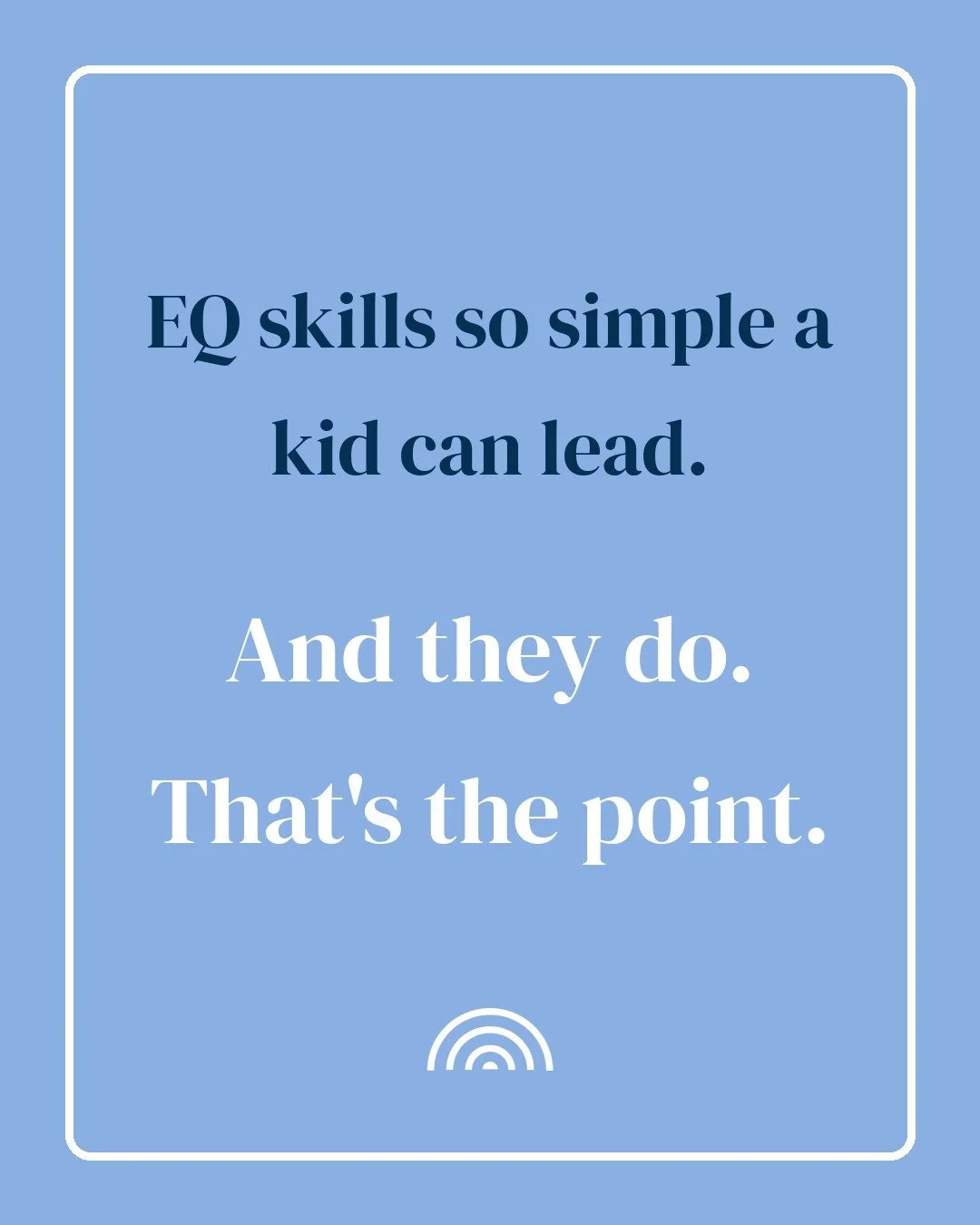 One question decides what we inspire: can a kid lead this on their own?

A skill a grownup runs stays the grownups.

A skill a kid leads becomes the kid's &mdash; and a kid who can lead themselves can transform anything!