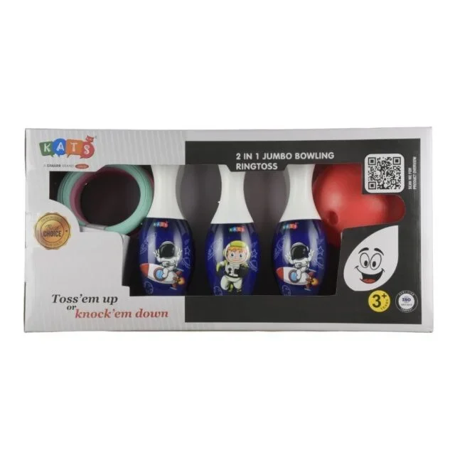 2 In 1 Jumbo Bowling Ringtoss