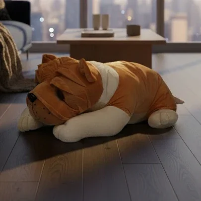 Bull dog Animal Plush Soft Toy For kids (Assorted Colors)