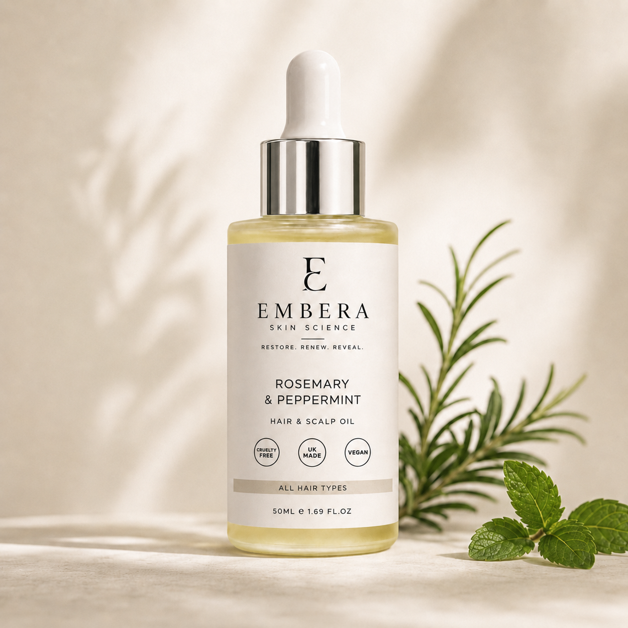 Rosemary & Peppermint Hair Growth Oil  50ml