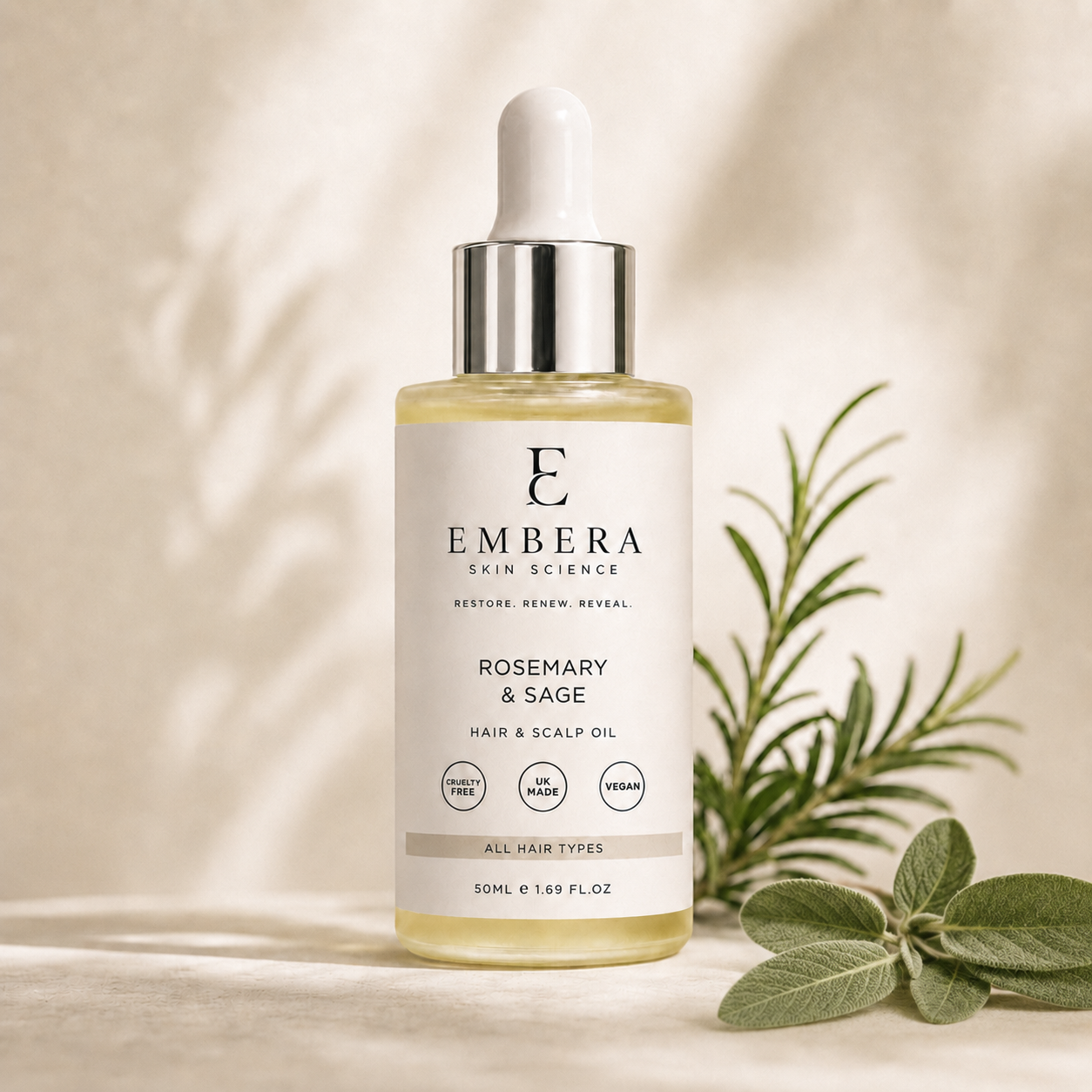 Rosemary &  Sage Hair Oil 50ml
