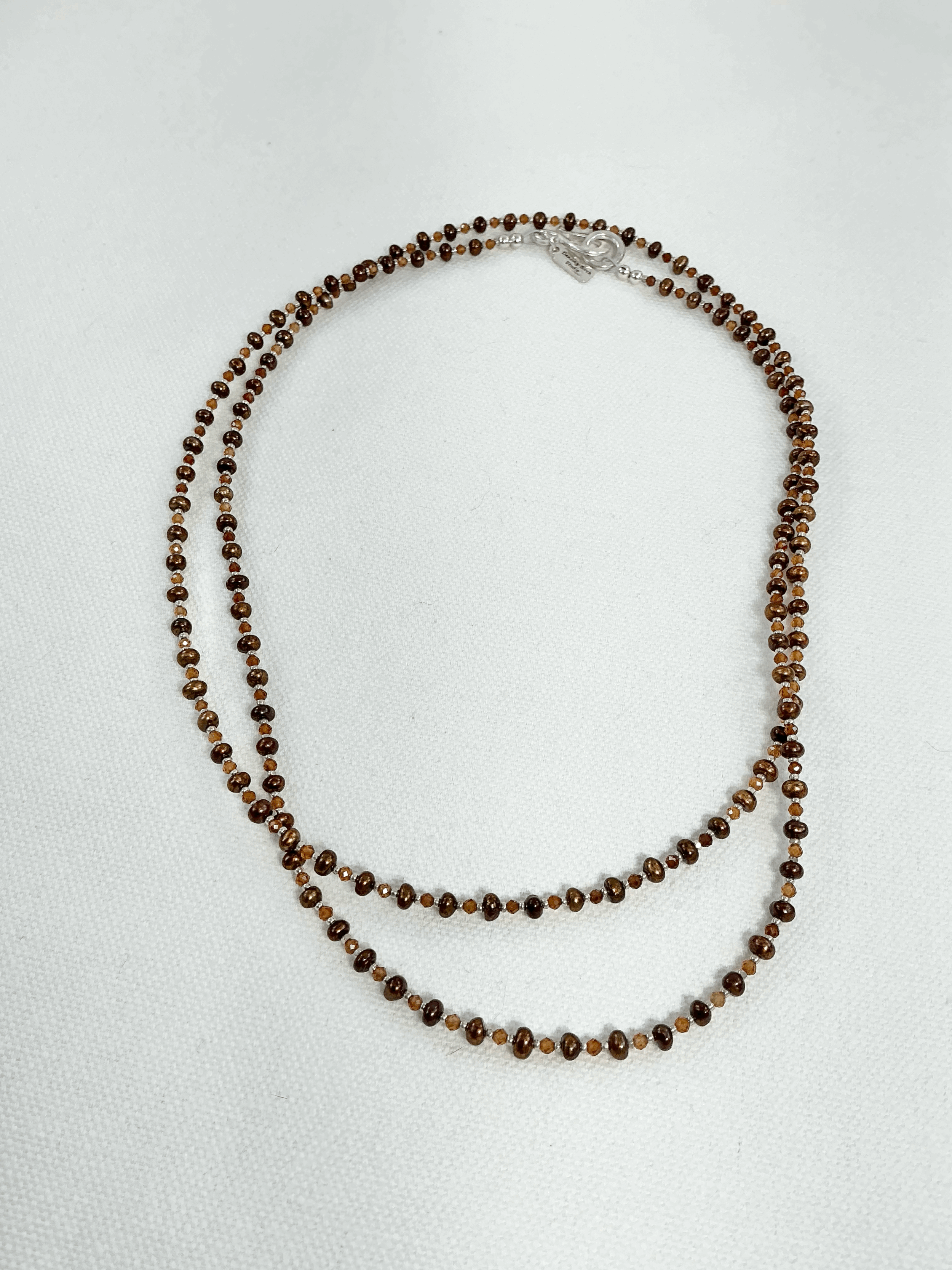 Dancing Birch Studios Necklace - Copper pearl long
