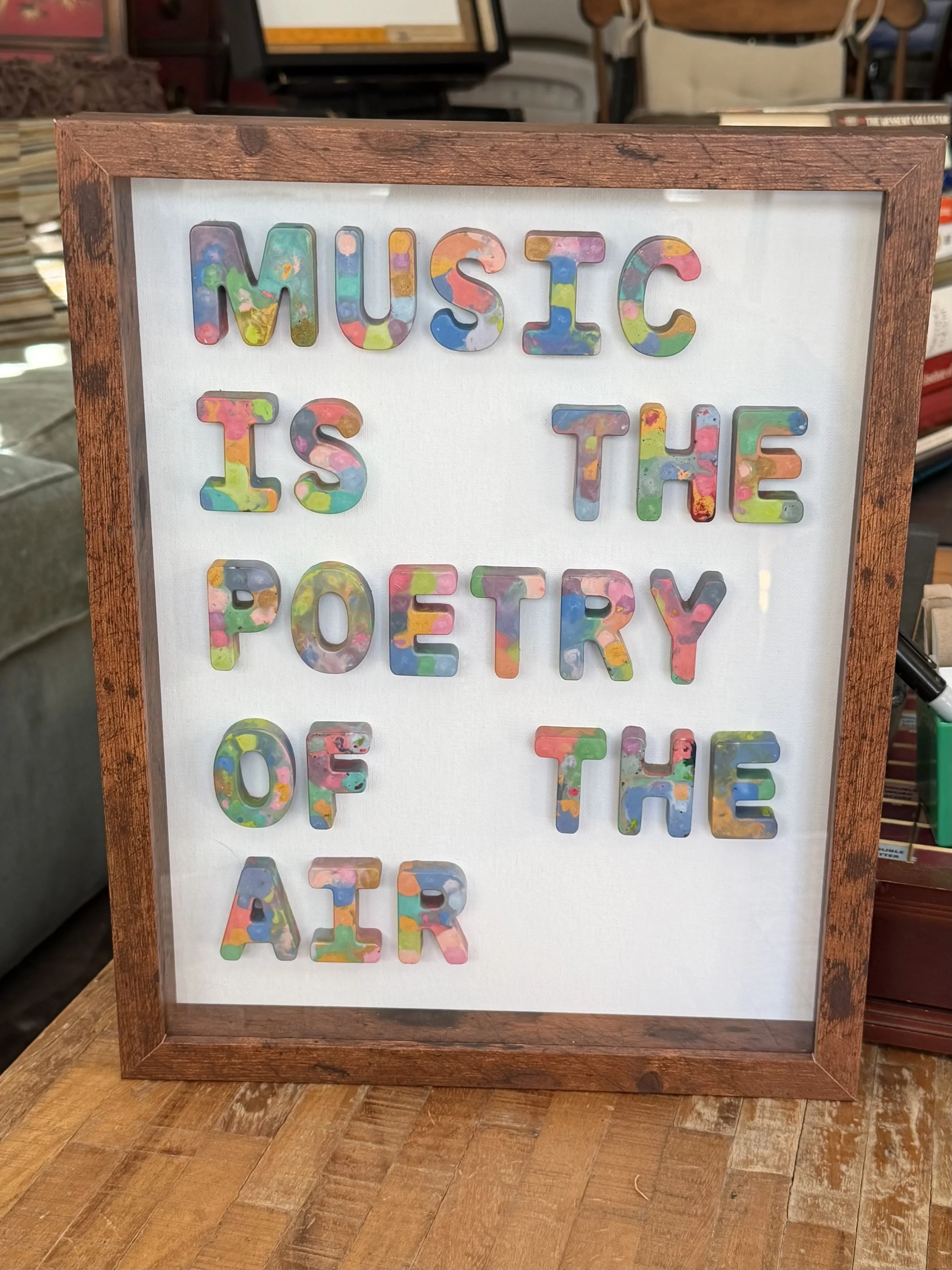Masha Dasha 11x14 "Music is the Poetry of the Air"