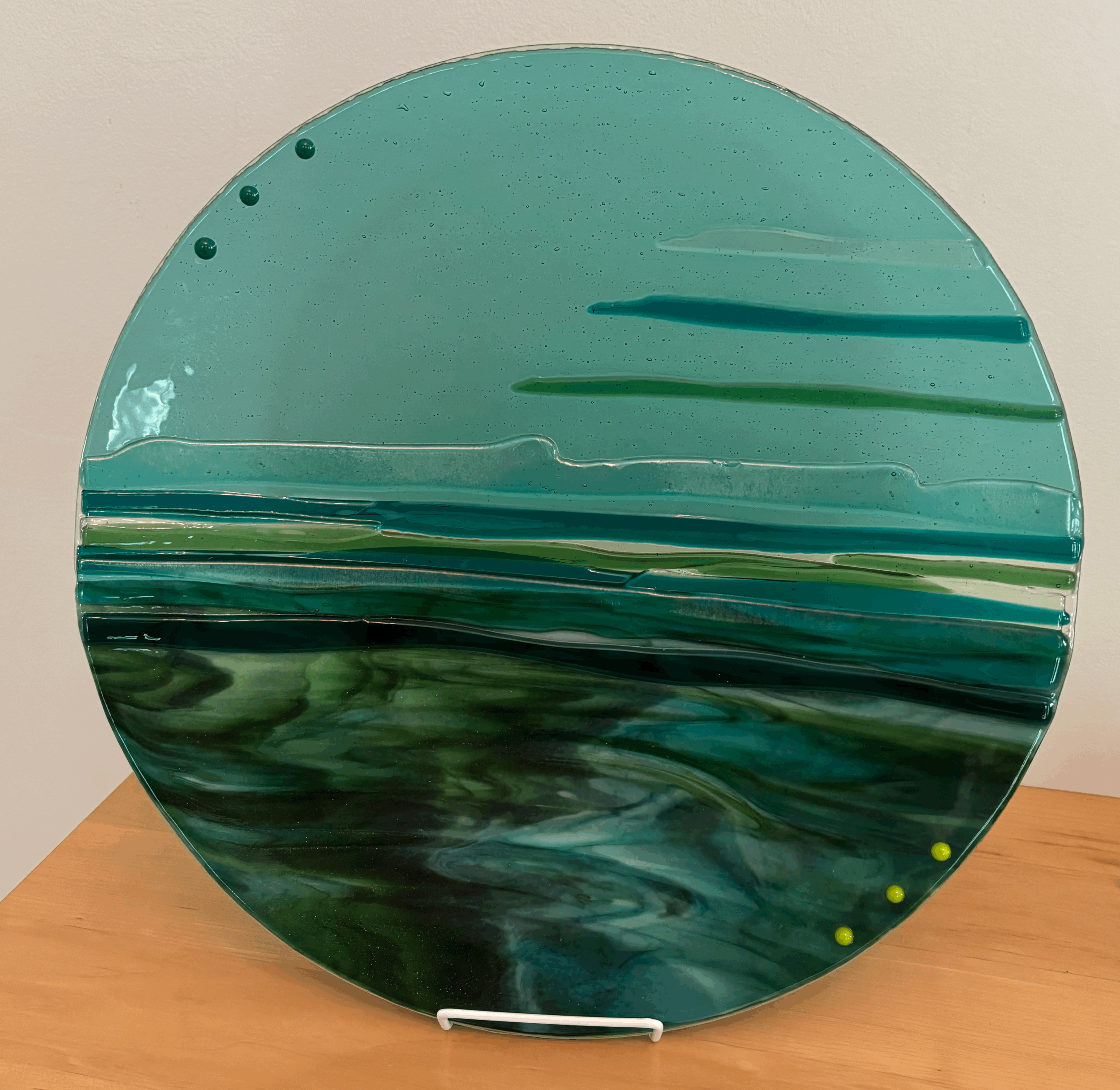 Suzanne Luntz Glass Lg shallow platter