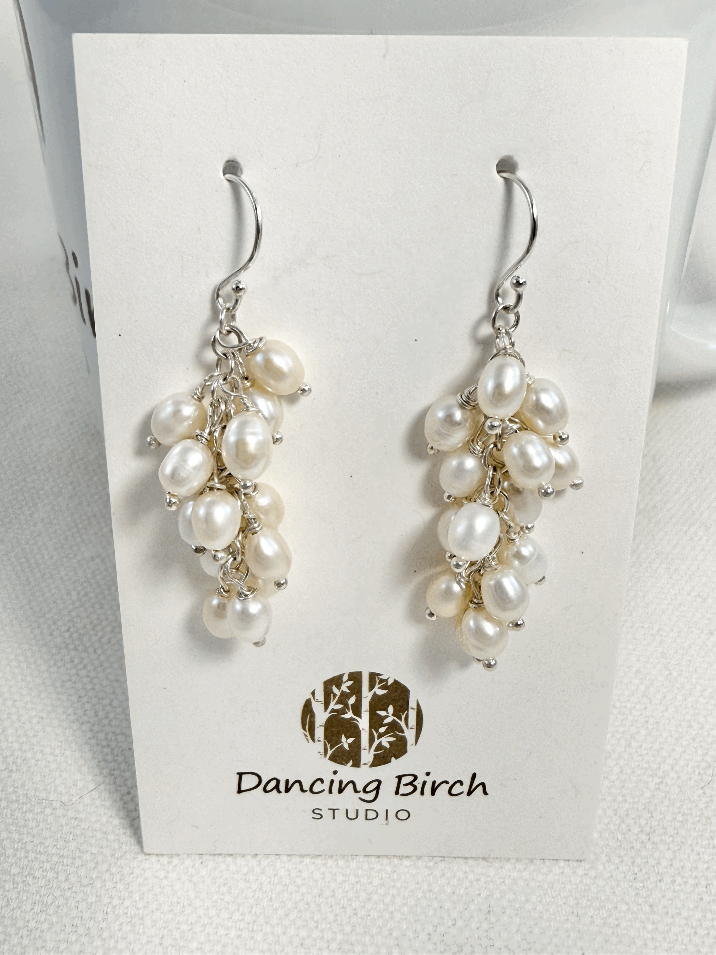 Dancing Birch Studios Earrings - pearl drops