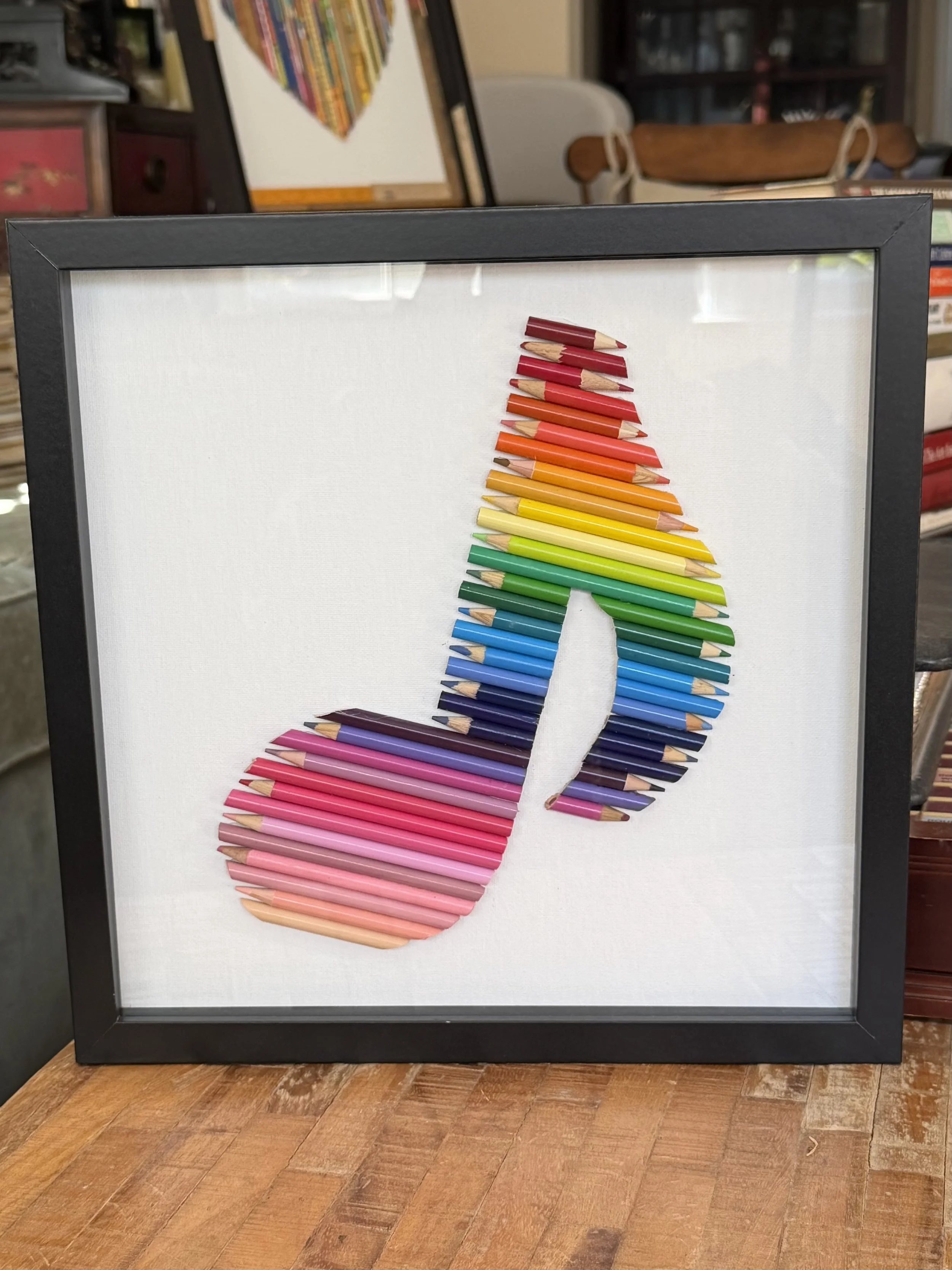 Masha Dasha 12x12 Eighth Note Rainbow Colored Pencil