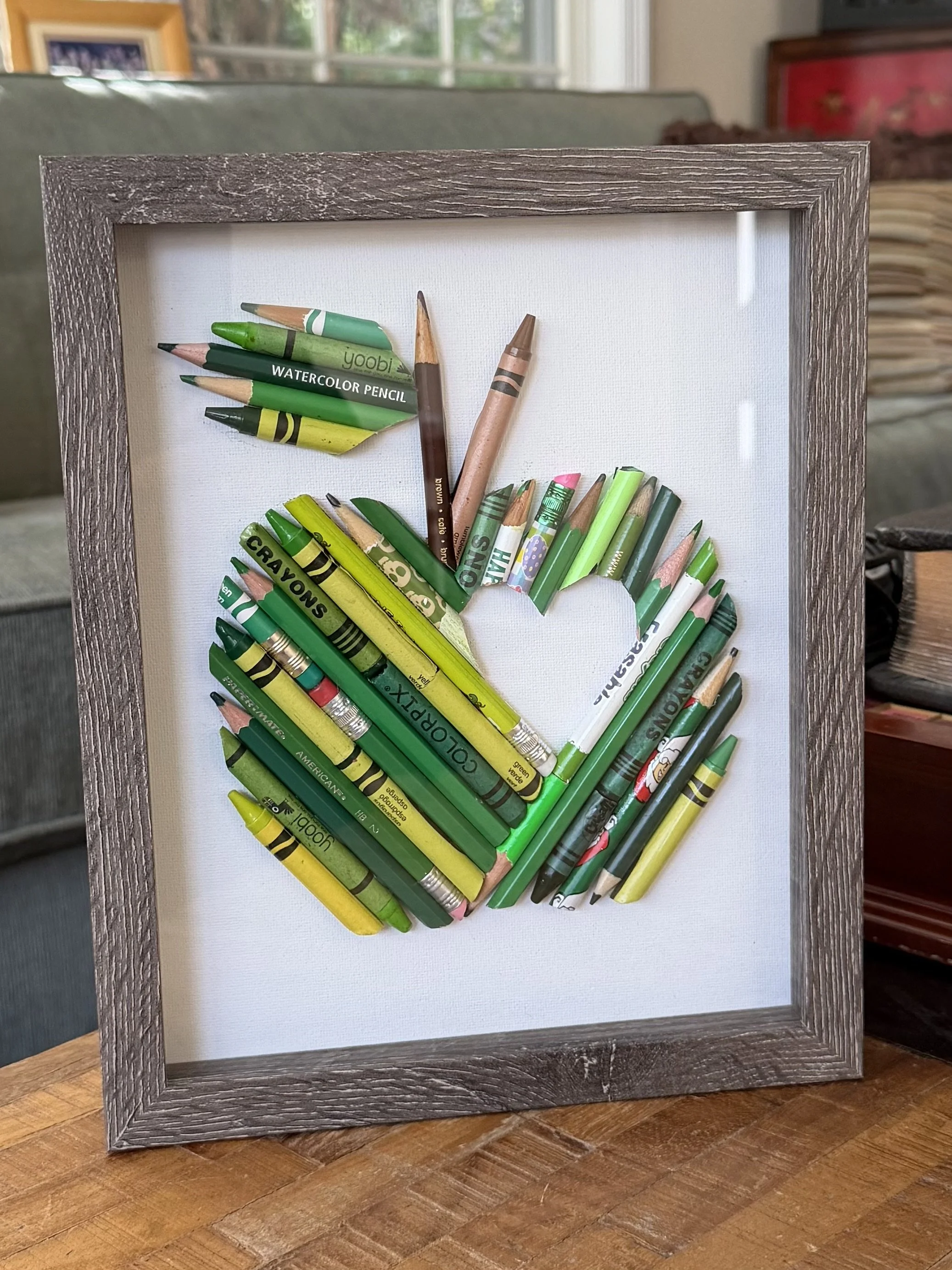 Masha Dasha 8x10 Green Art Supplies Apple