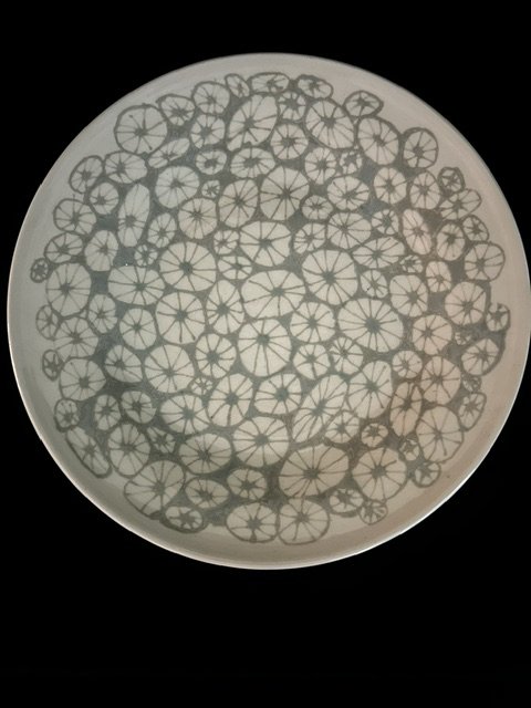 Handpainted Shallow Bowl#8.jpeg