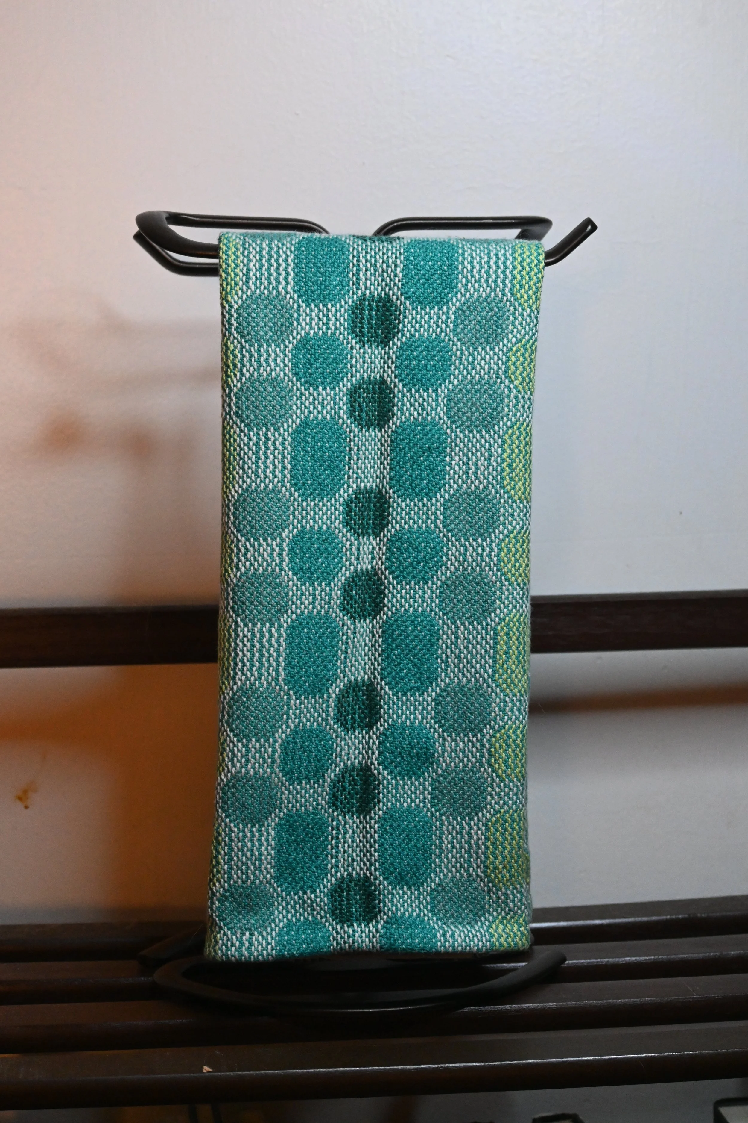 circle tea towel greens aquamarine.jpg