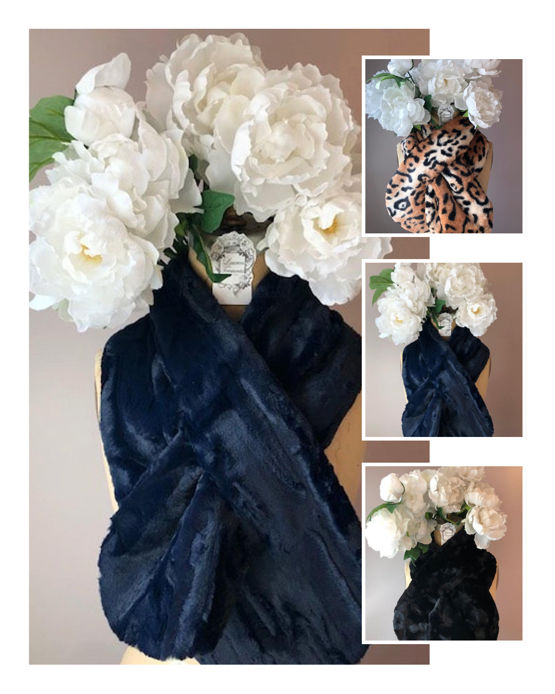 Lauren NY Faux Fur Scarf