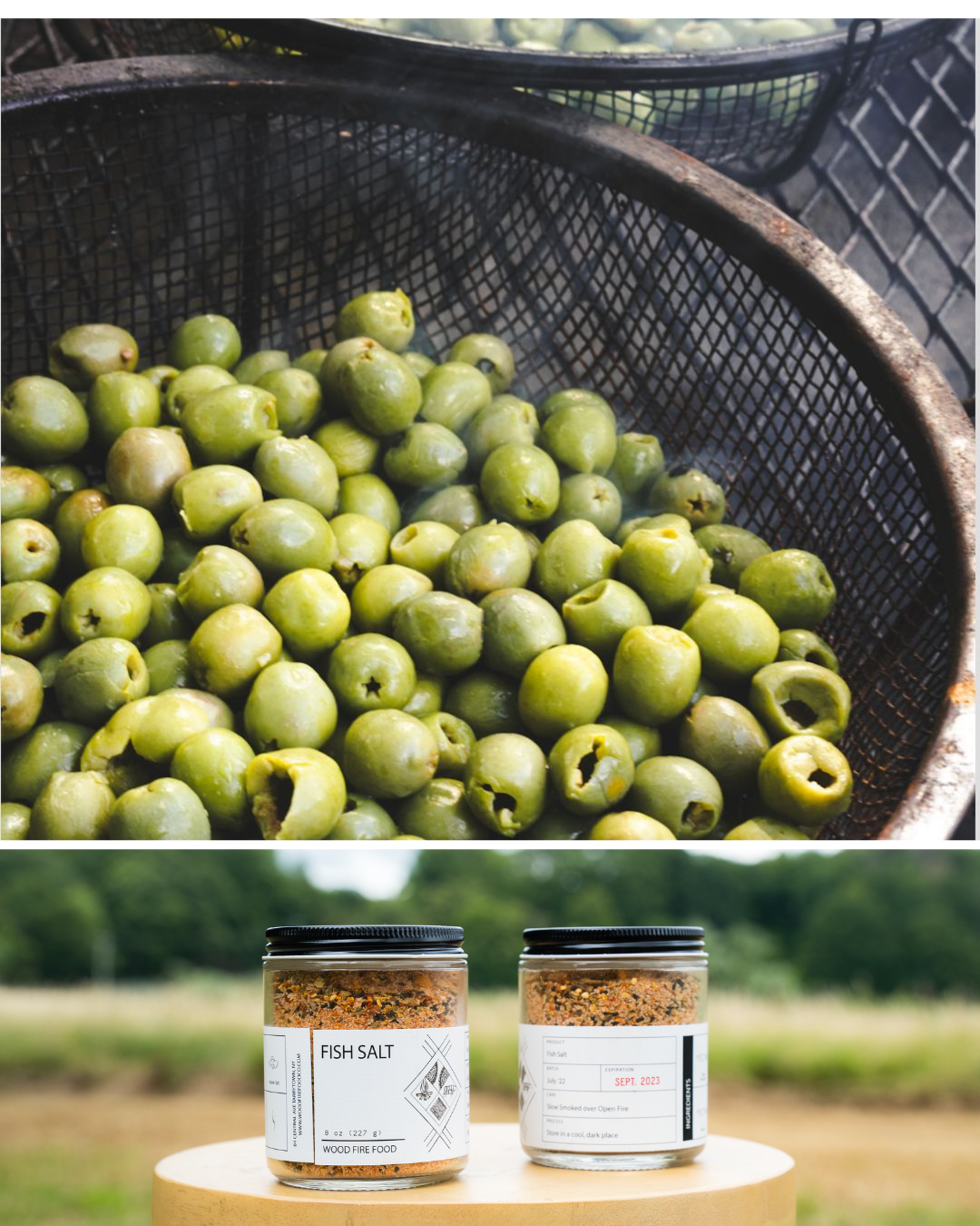 Wood Fire Food-Smoked Olives