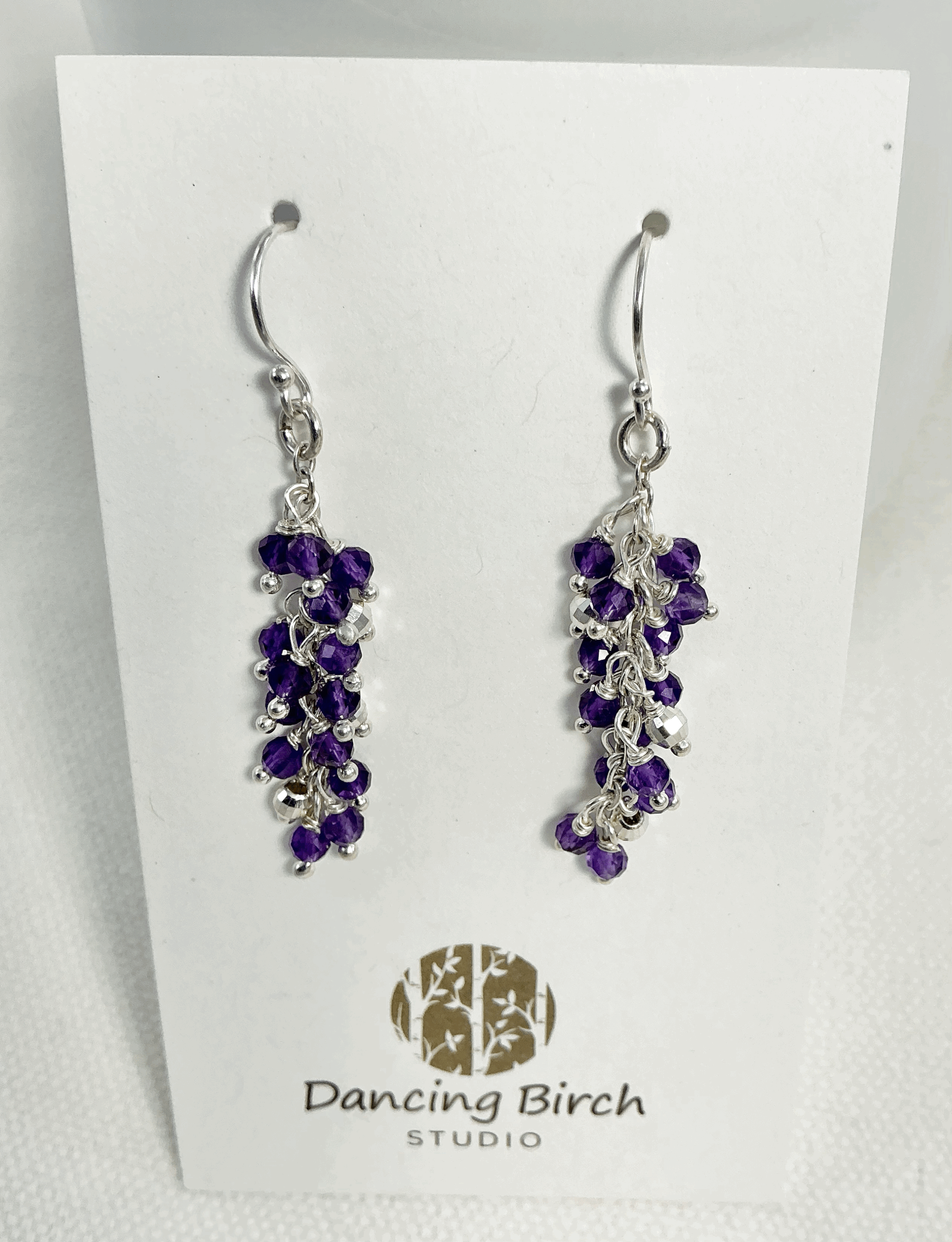 Dancing Birch Studios Earrings - amethyst