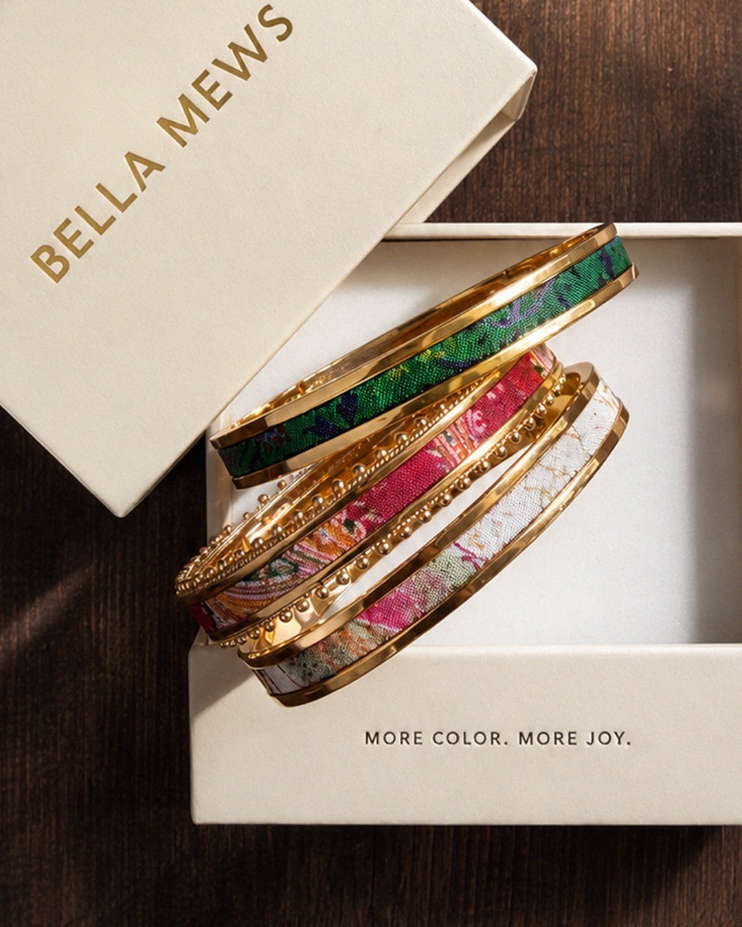 Clasp Bangle - Forest & Florals - sm