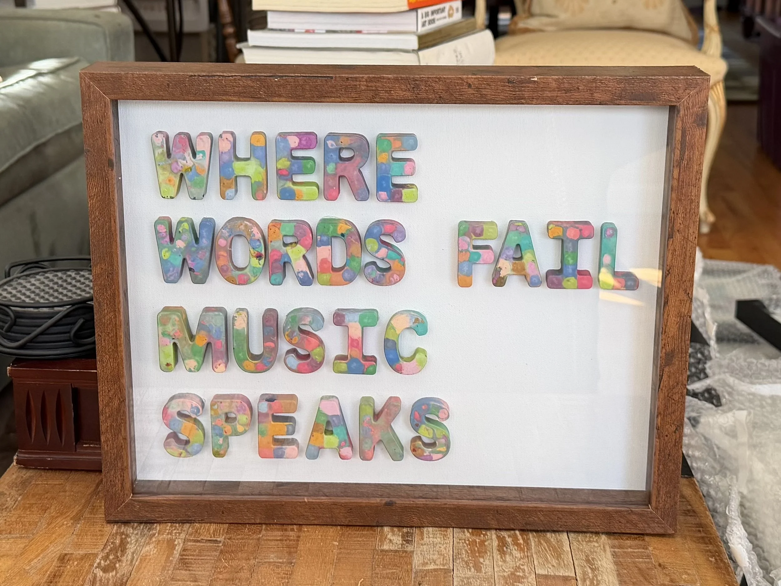 Masha Dasha 11x14 "Where Words Fail Music Speaks"