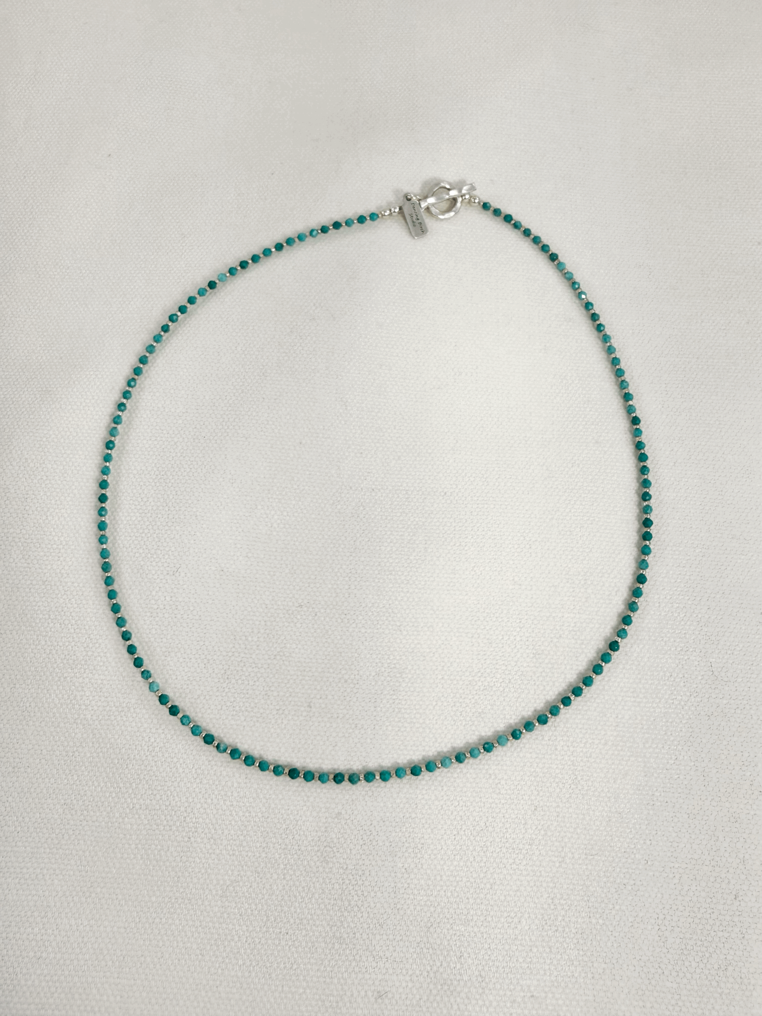 Dancing Birch Studios Necklace - green tourmaline short
