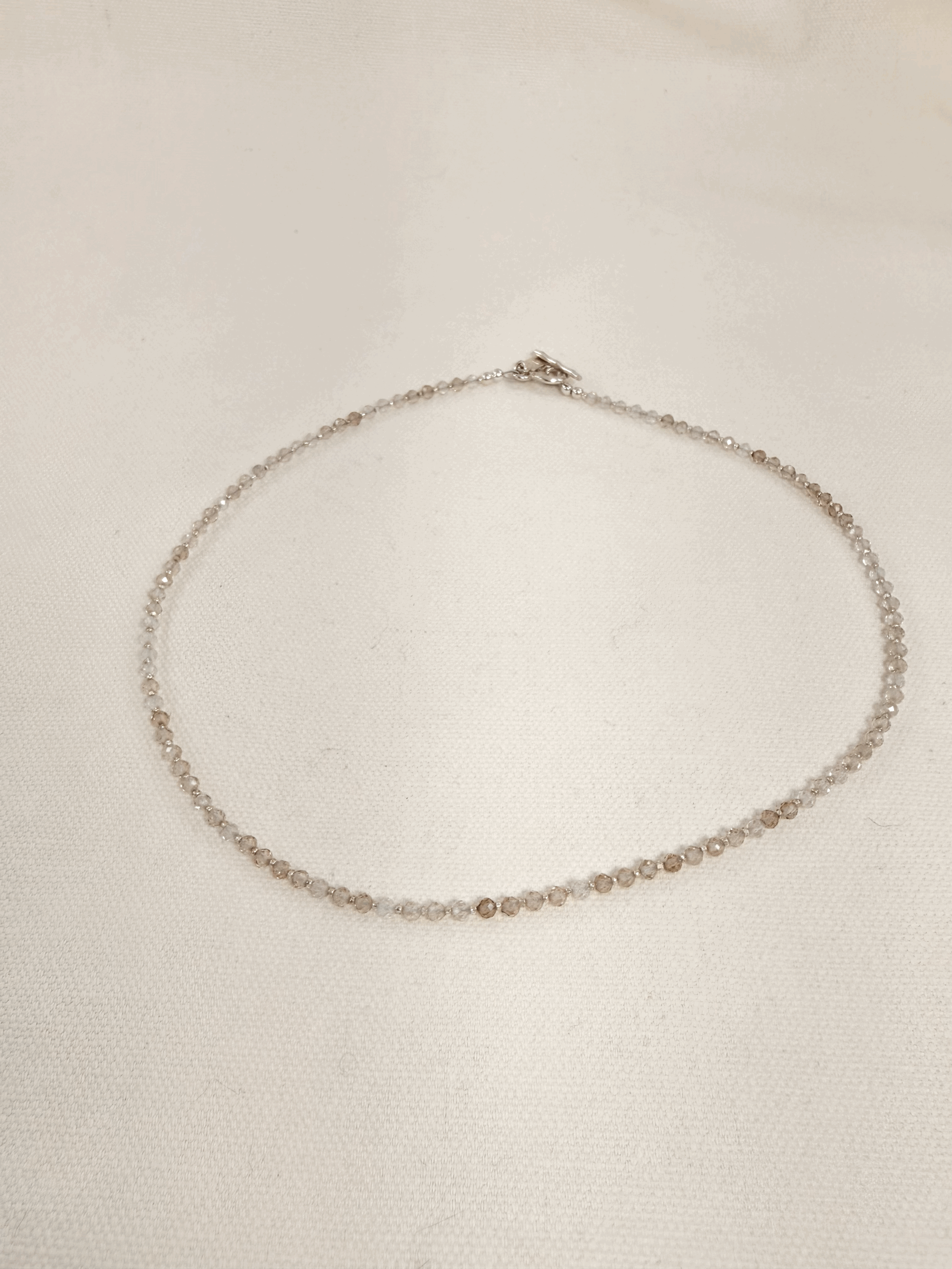Dancing Birch Studios Necklace - Champagne Zircon short