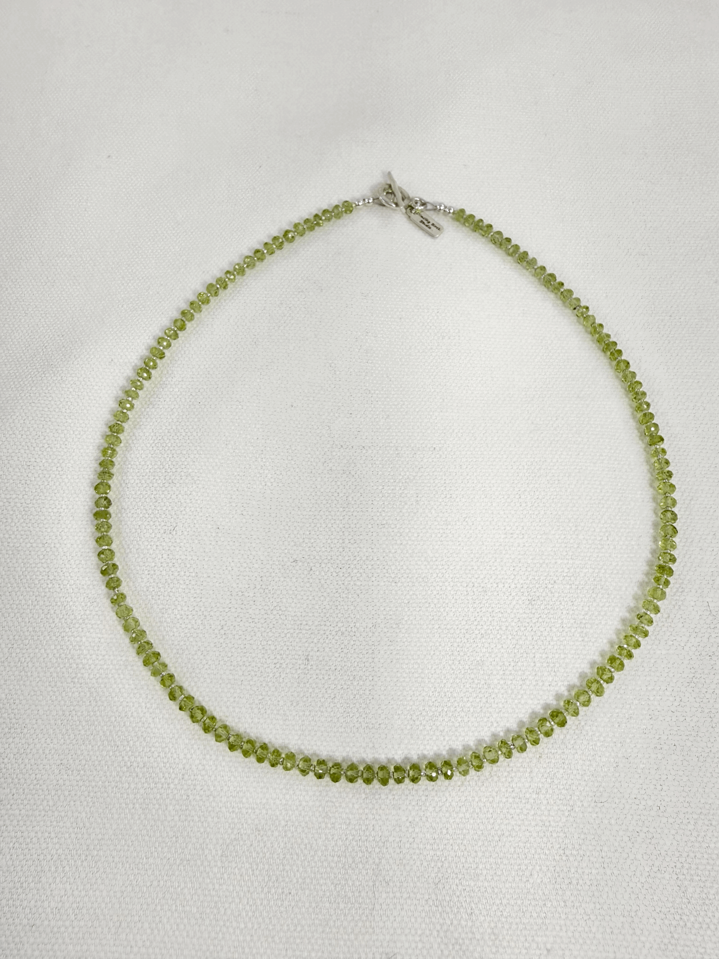 Dancing Birch Studios Necklace - peridot short