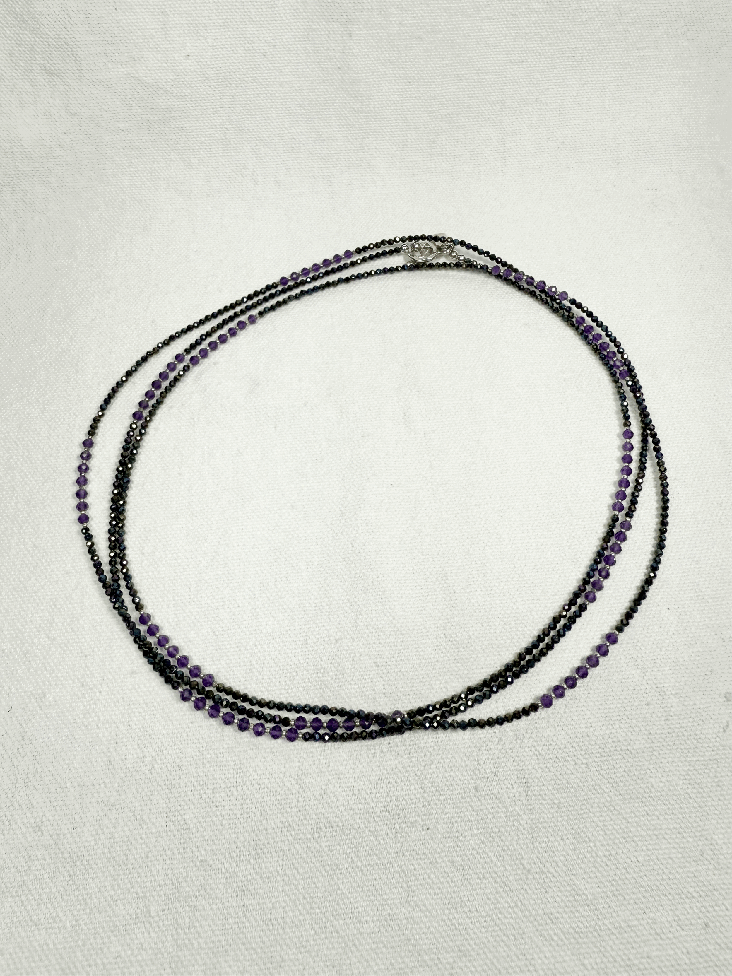 Dancing Birch Studios Neckalce - Mystic Purple spinel long