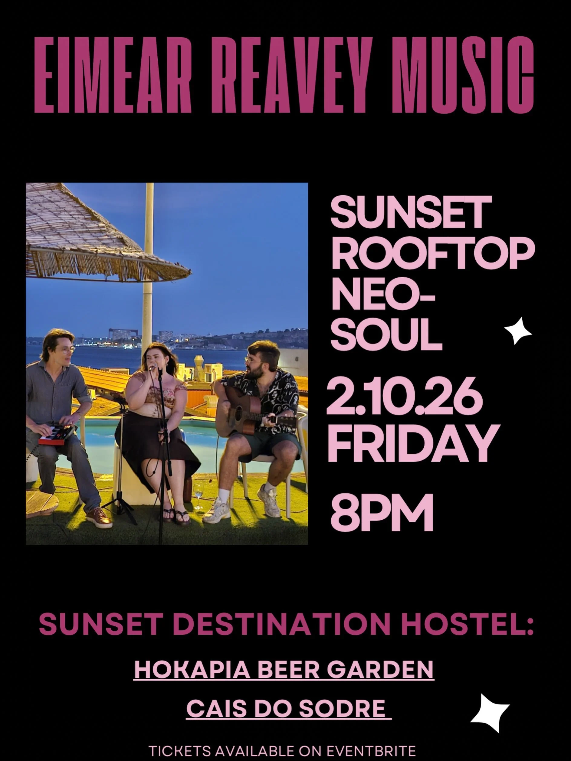 THIS FRIDAY! 

Sunset soul session @hokapiabar.cais ticket link in bio🖤🩷