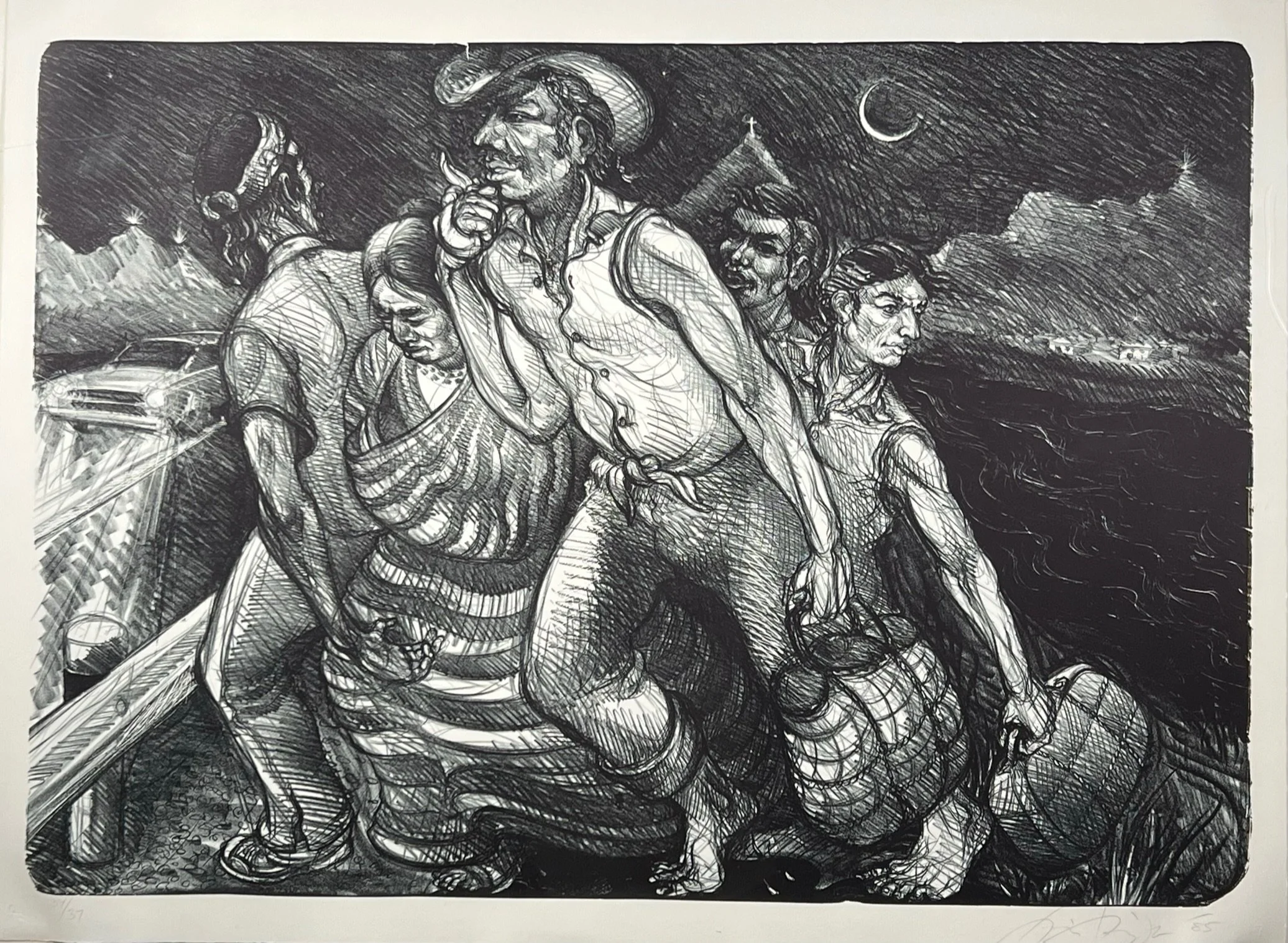 Illegals, 1985, Luis Jimenez